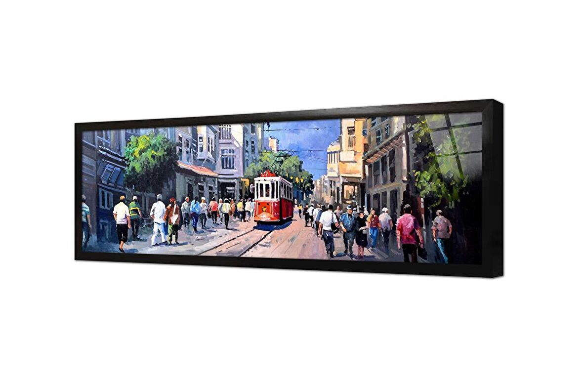 İstiklal Caddesi Çerçeveli Cam Tablo