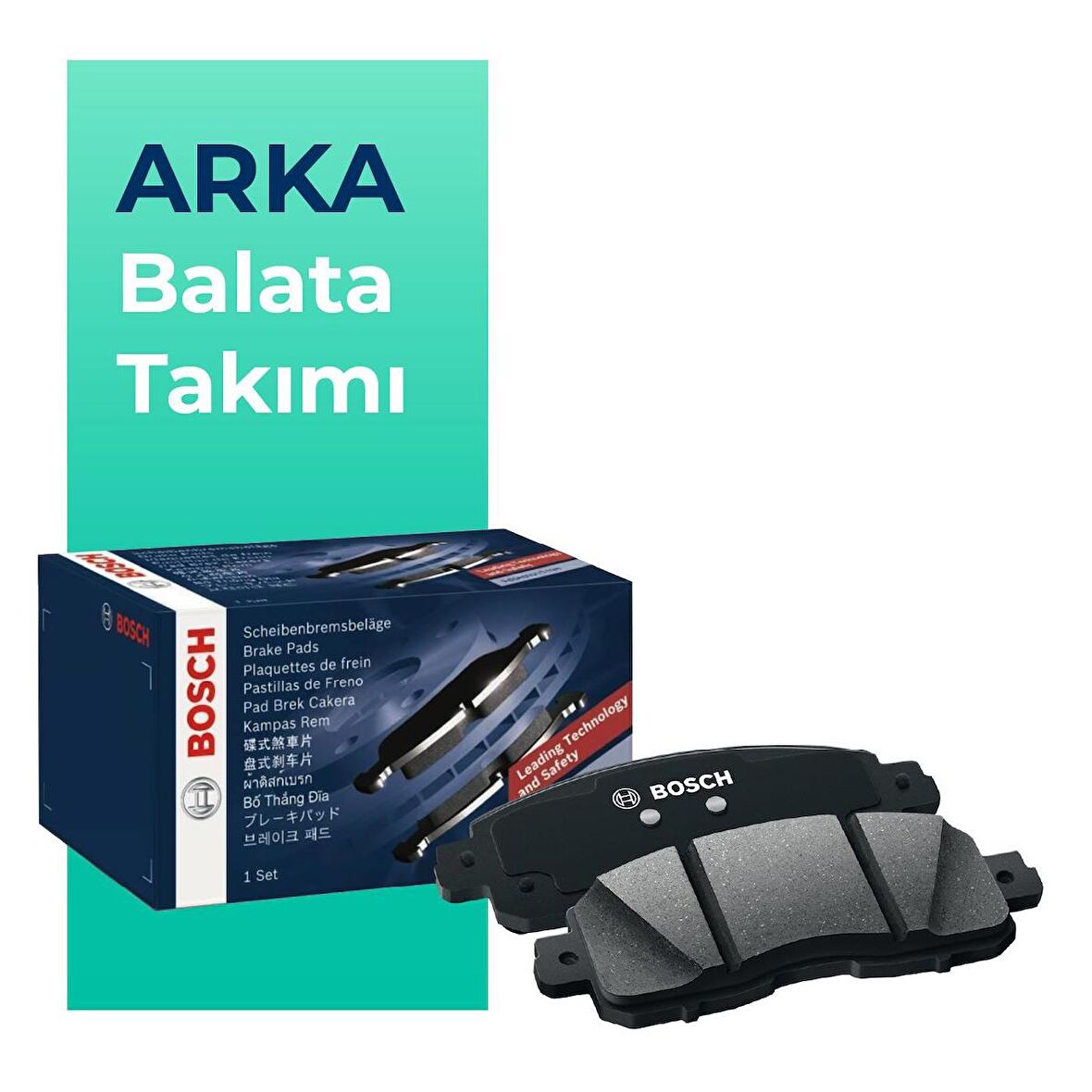 BOSCH VW POLO Arka Takım Balatası (2010-2017) 