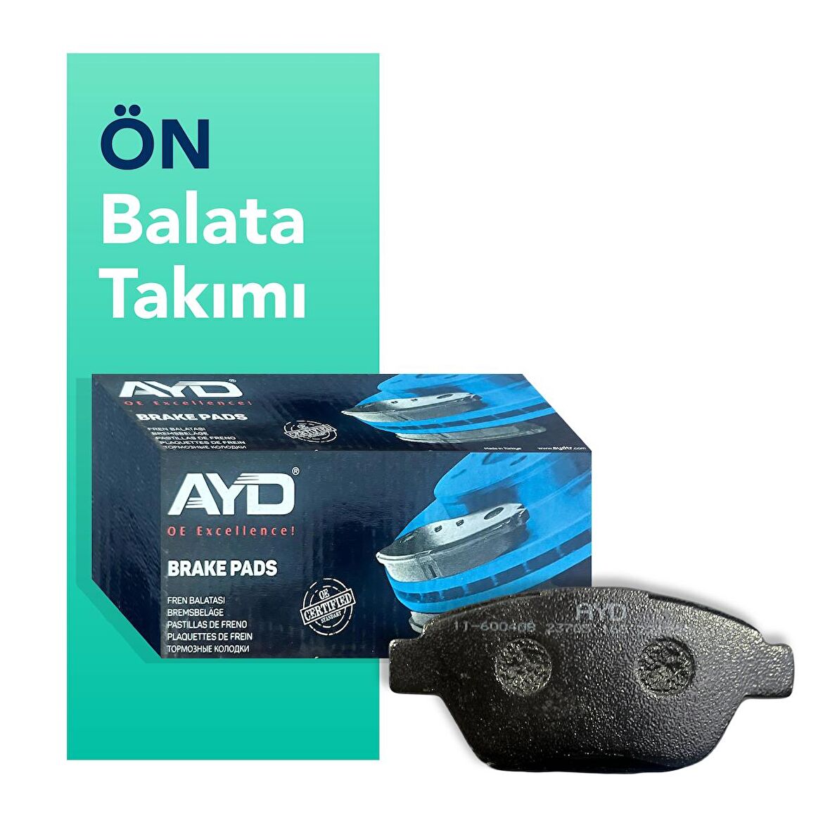 AYD Mitsubishi L200 Ön Fren Takım Balatası (2018-2022)