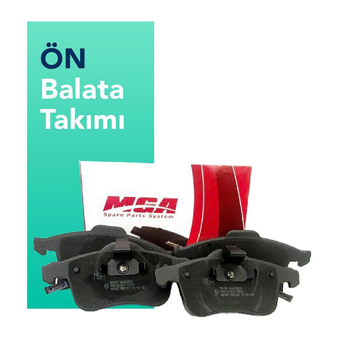 MGA Citroen C4 CACTUS Ön Fren Takım Balatası (2014-2021)