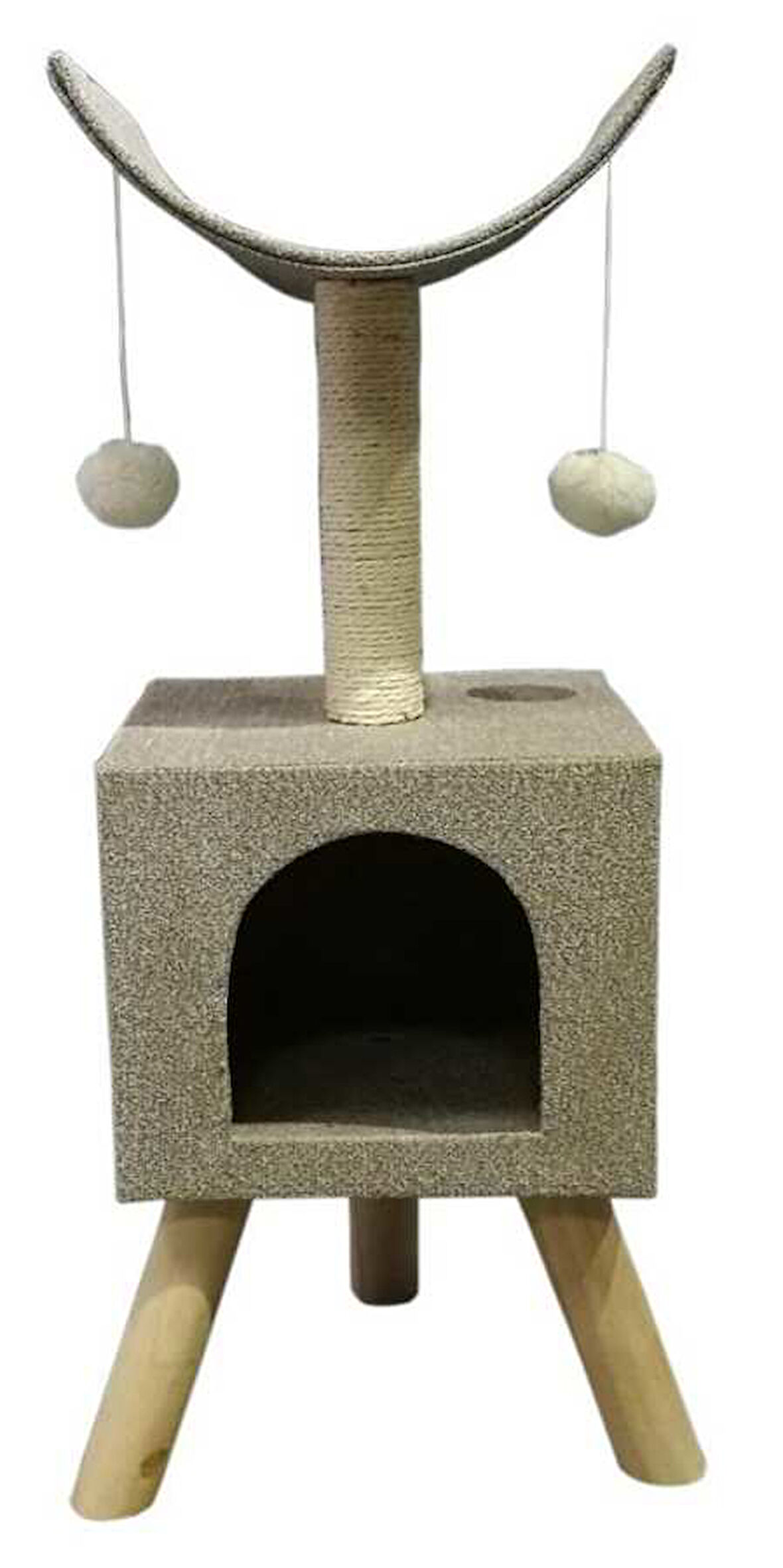 Zampa Yuvalı Kedi Tırmalaması 30x30x78 cm