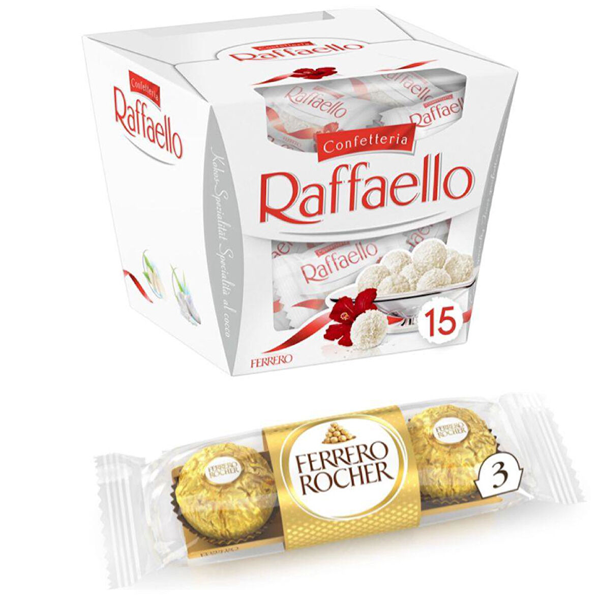 Ferrero Rocher Raffaello T15 + Rocher T3