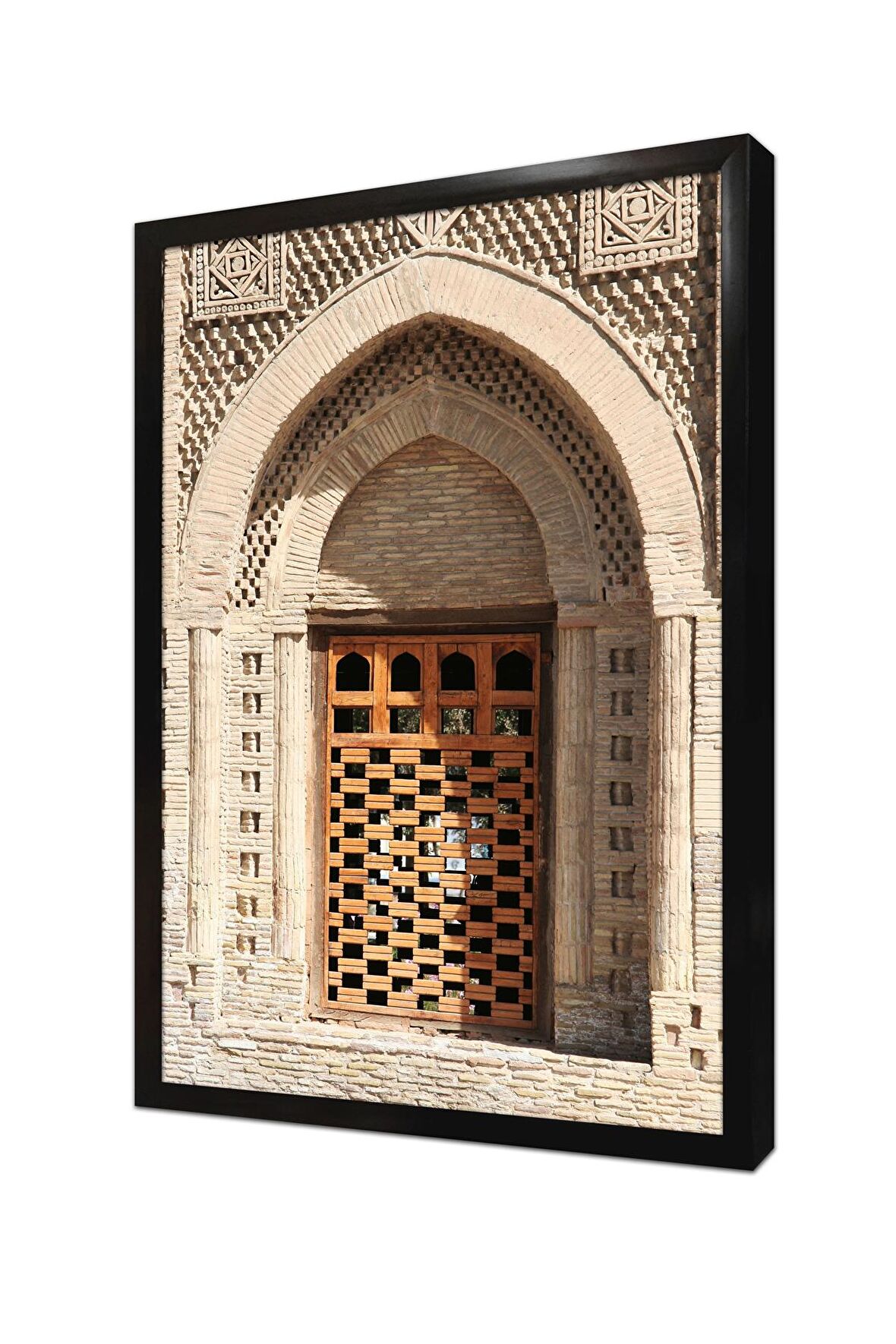 Ahşap Oyma Kapı Çerçeveli Mdf Tablo