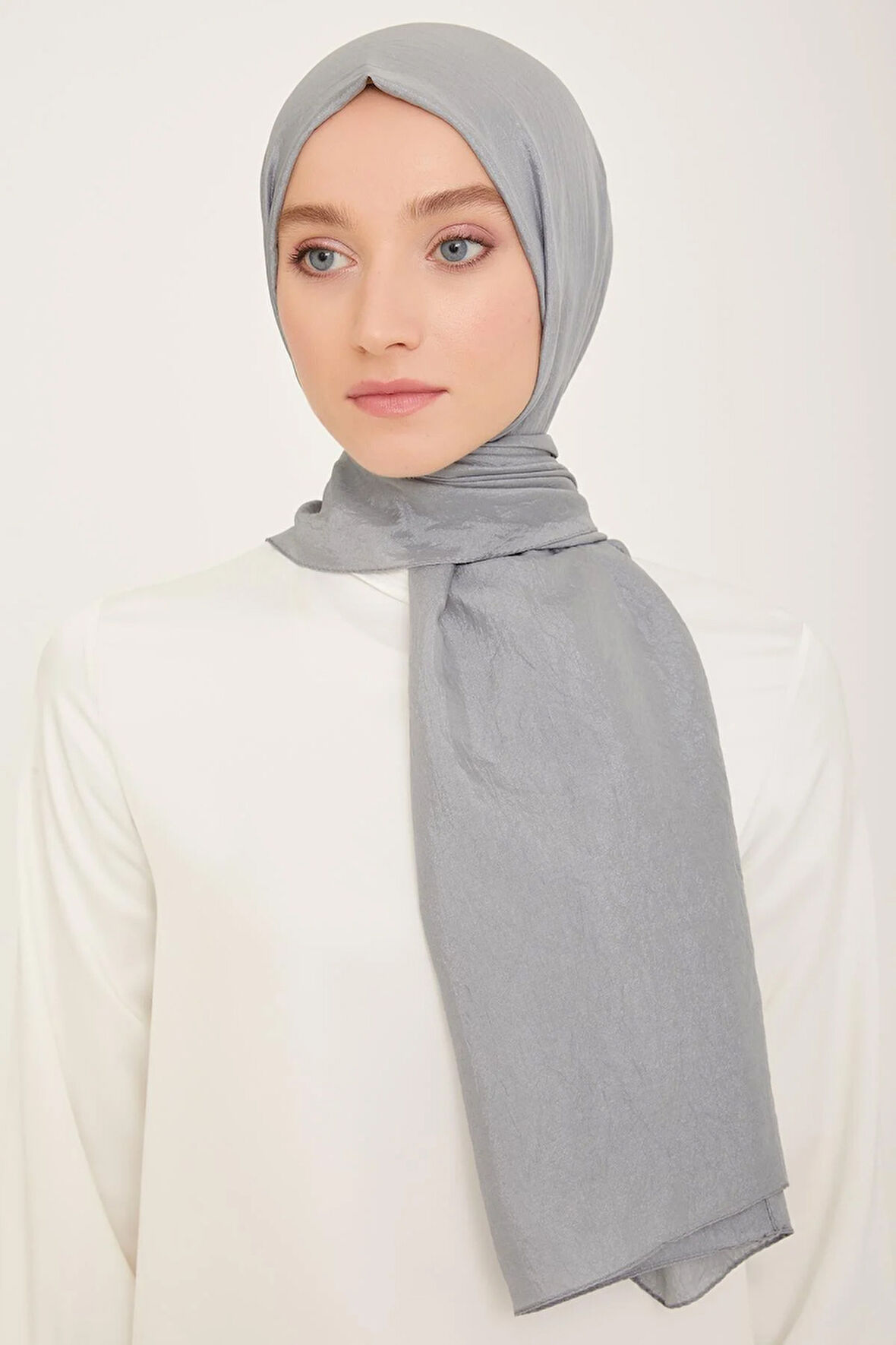 Belli Fresh Berlin Şal 81 Koyu Gri Tek Renk 49955