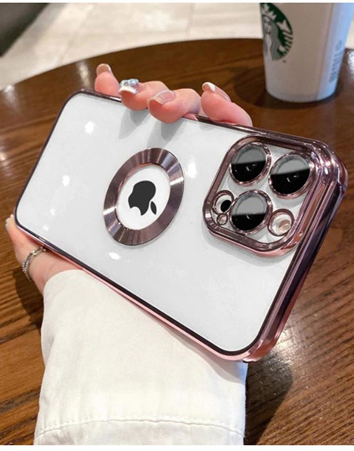 iPhone 12 Pro Kılıf Köşeleri Renkli Şeffaf Kamera Korumalı Silikon Luxury Kapak