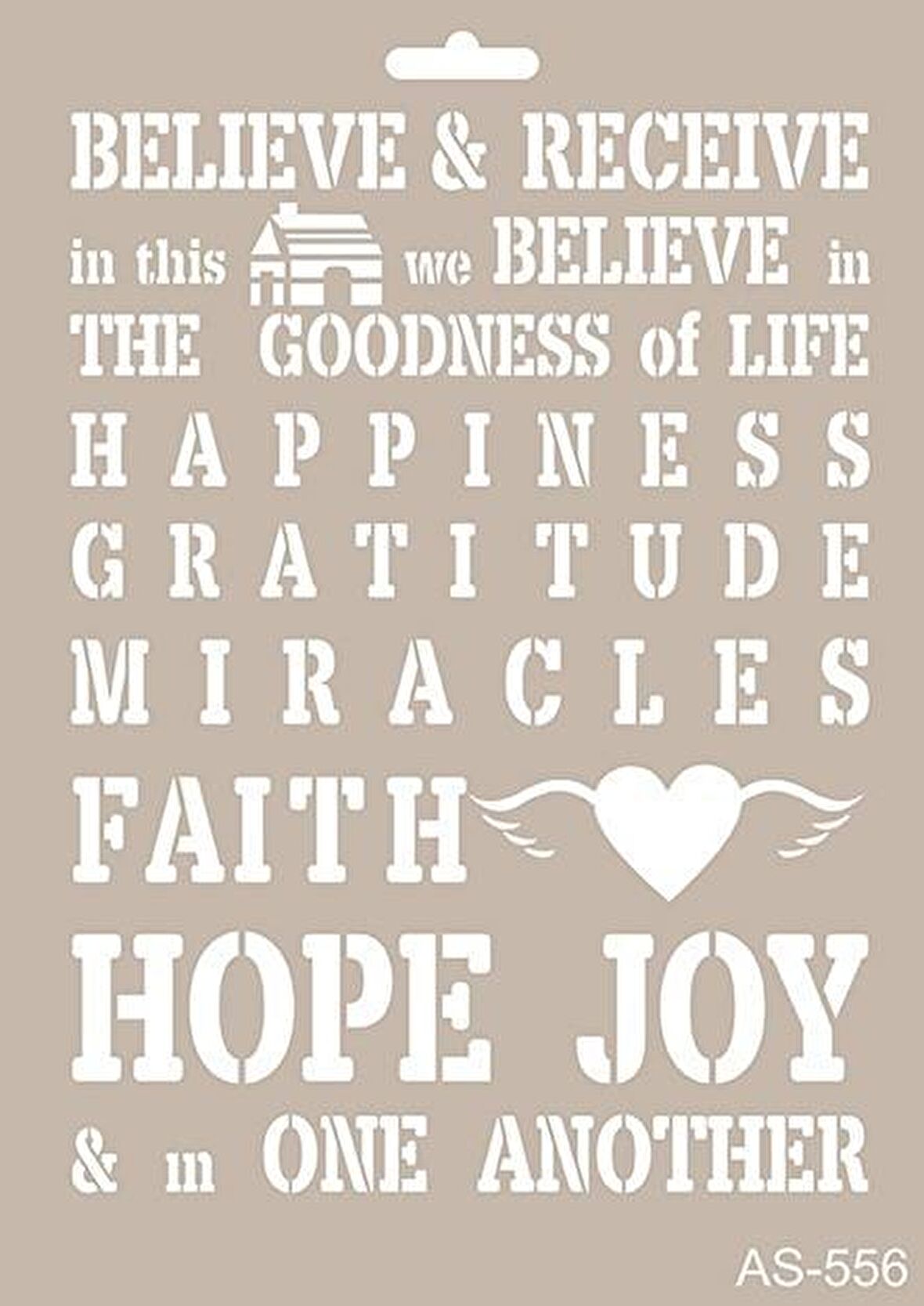 A4 SERİSİ STENCIL AS556 21X29