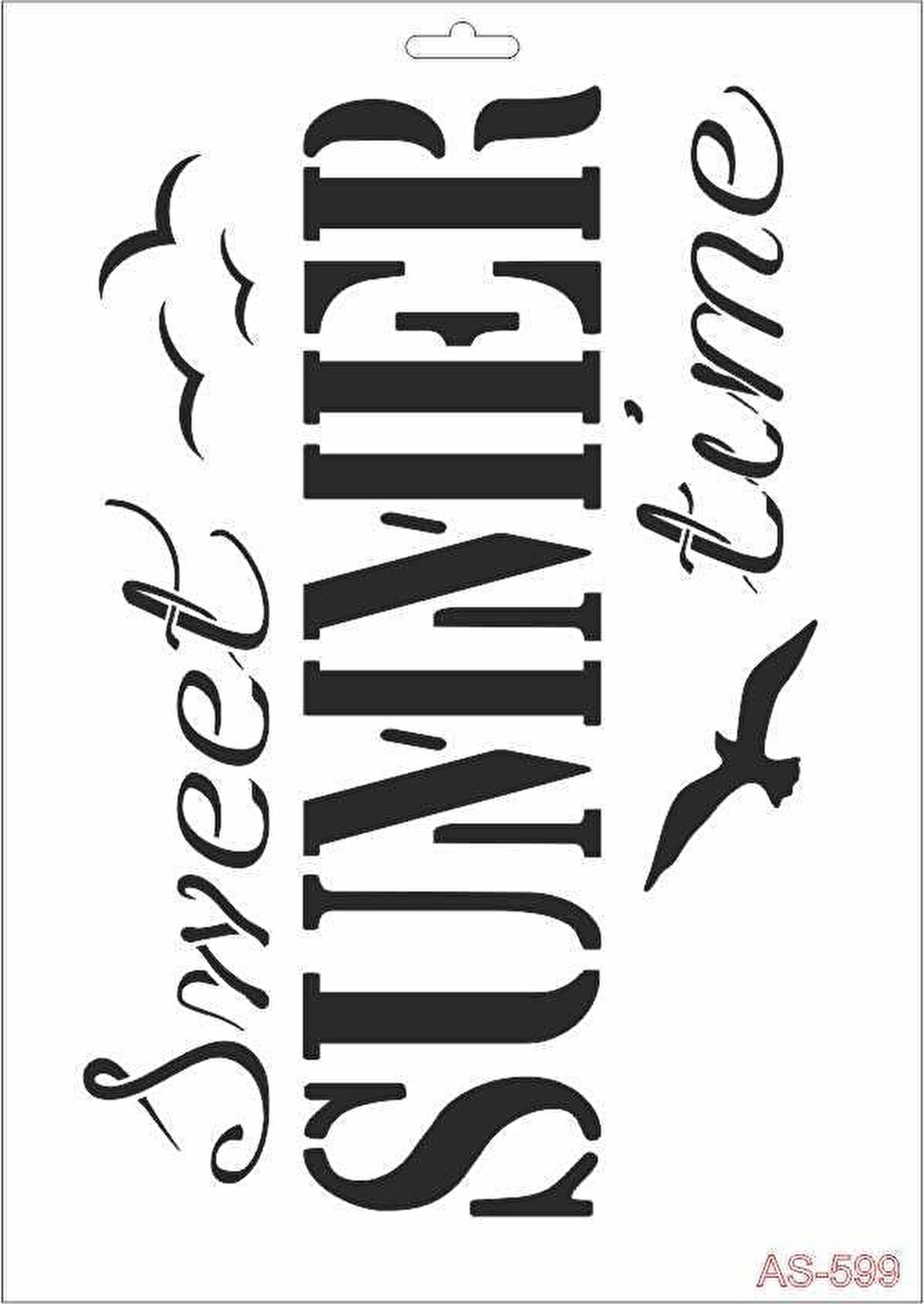 A4 SERİSİ STENCIL AS599 21X29