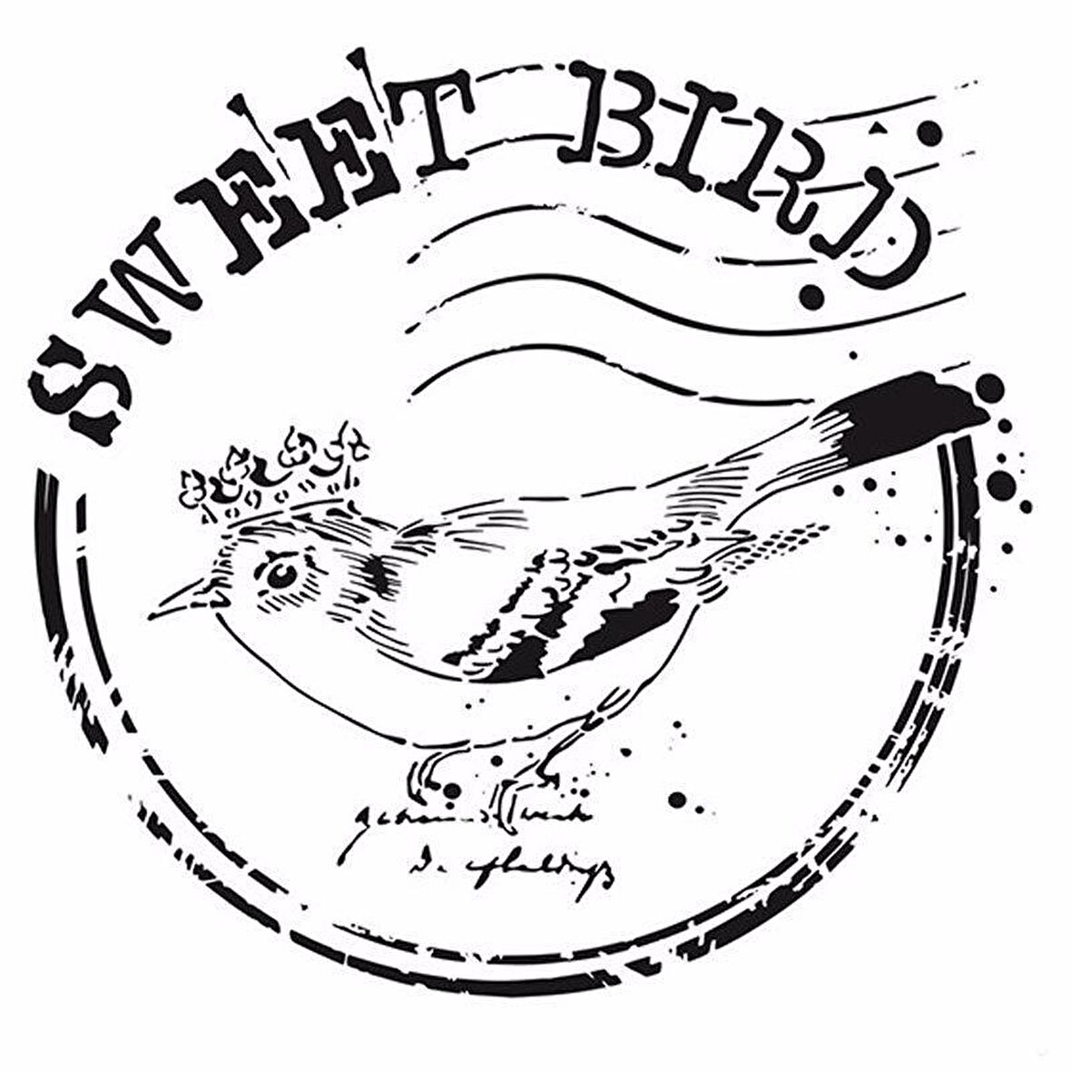 HD006 Home Dekor Stencil 45x45