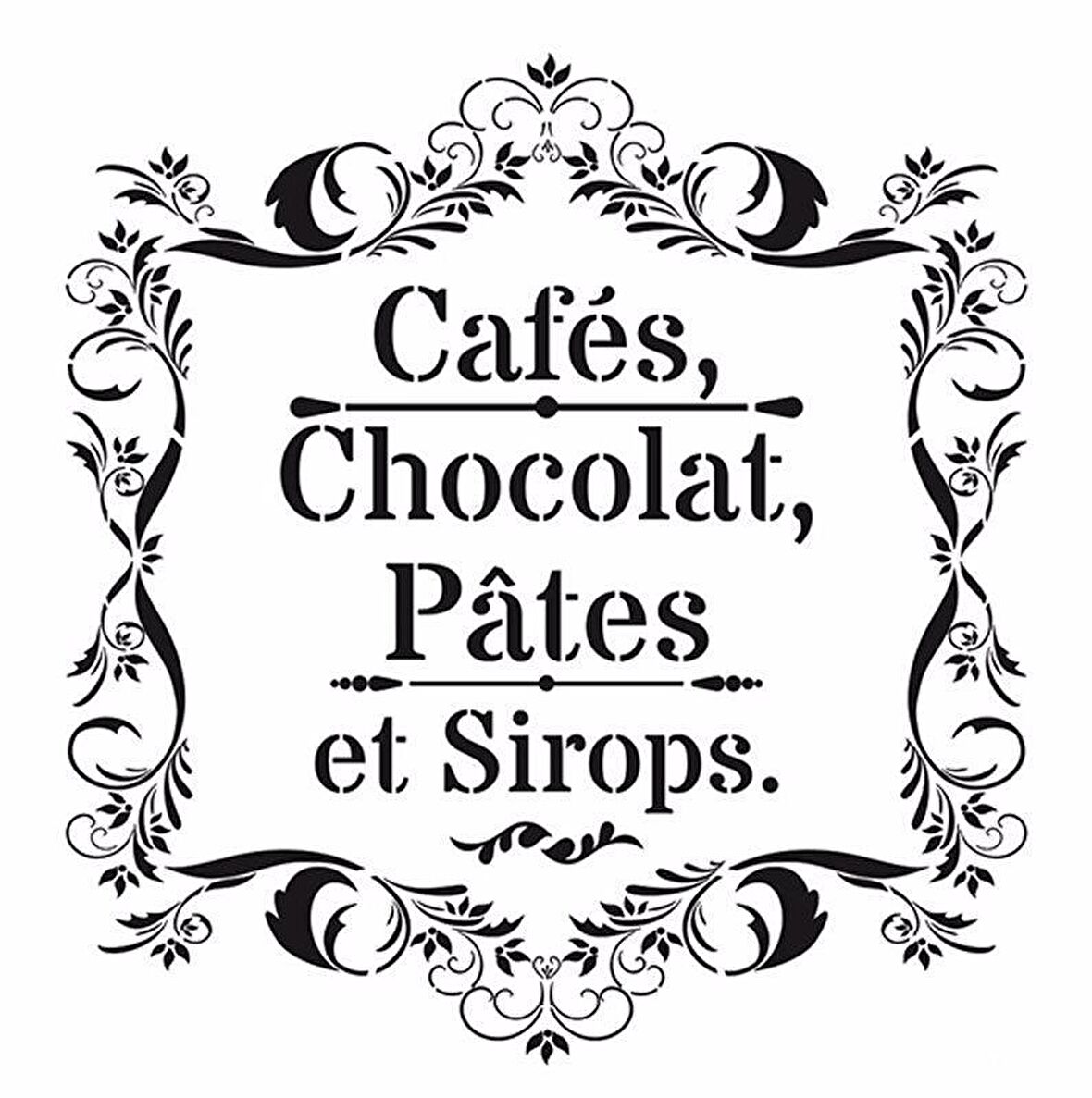 HOME DECOR STENCIL HD-30 45X45