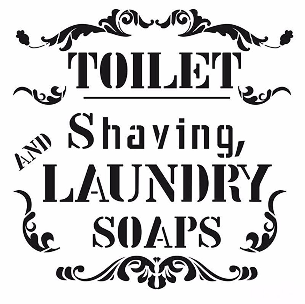 HOME DECOR STENCIL HD-41 45X45