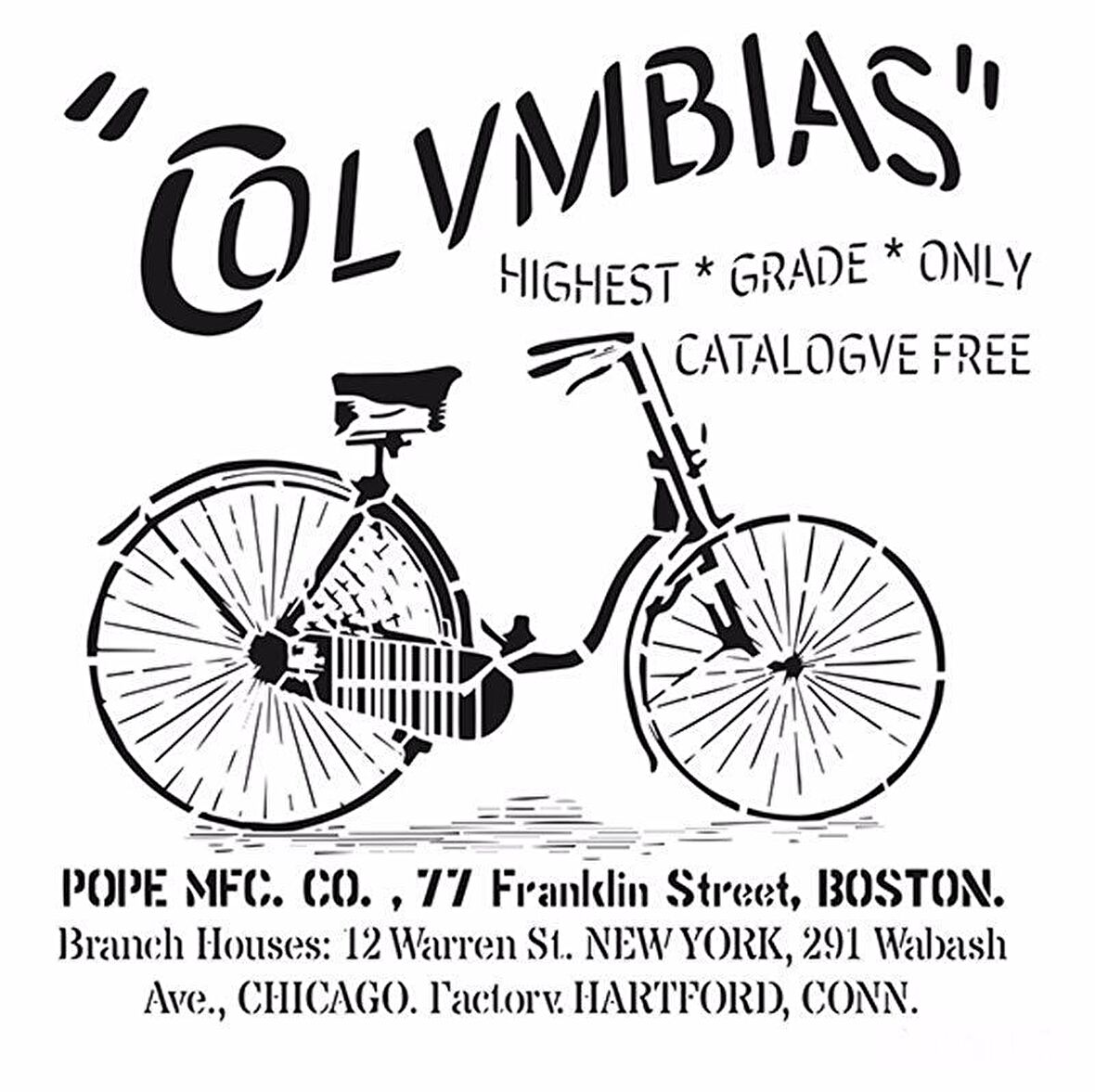 HOME DECOR STENCIL HD-60 45X45