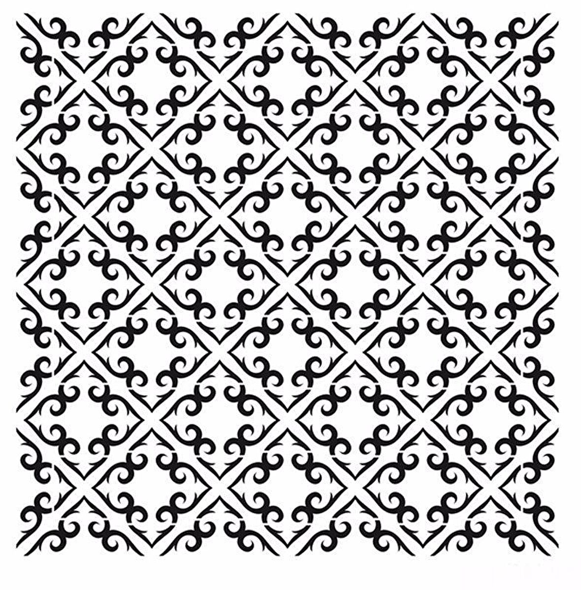 HD091 Home Dekor Stencil 45x45