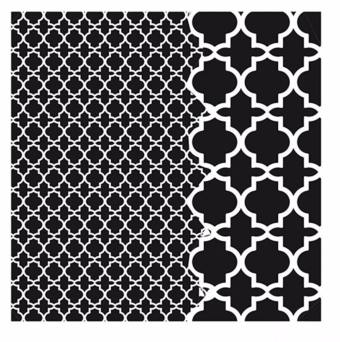 HD097 Home Dekor Stencil 45x45