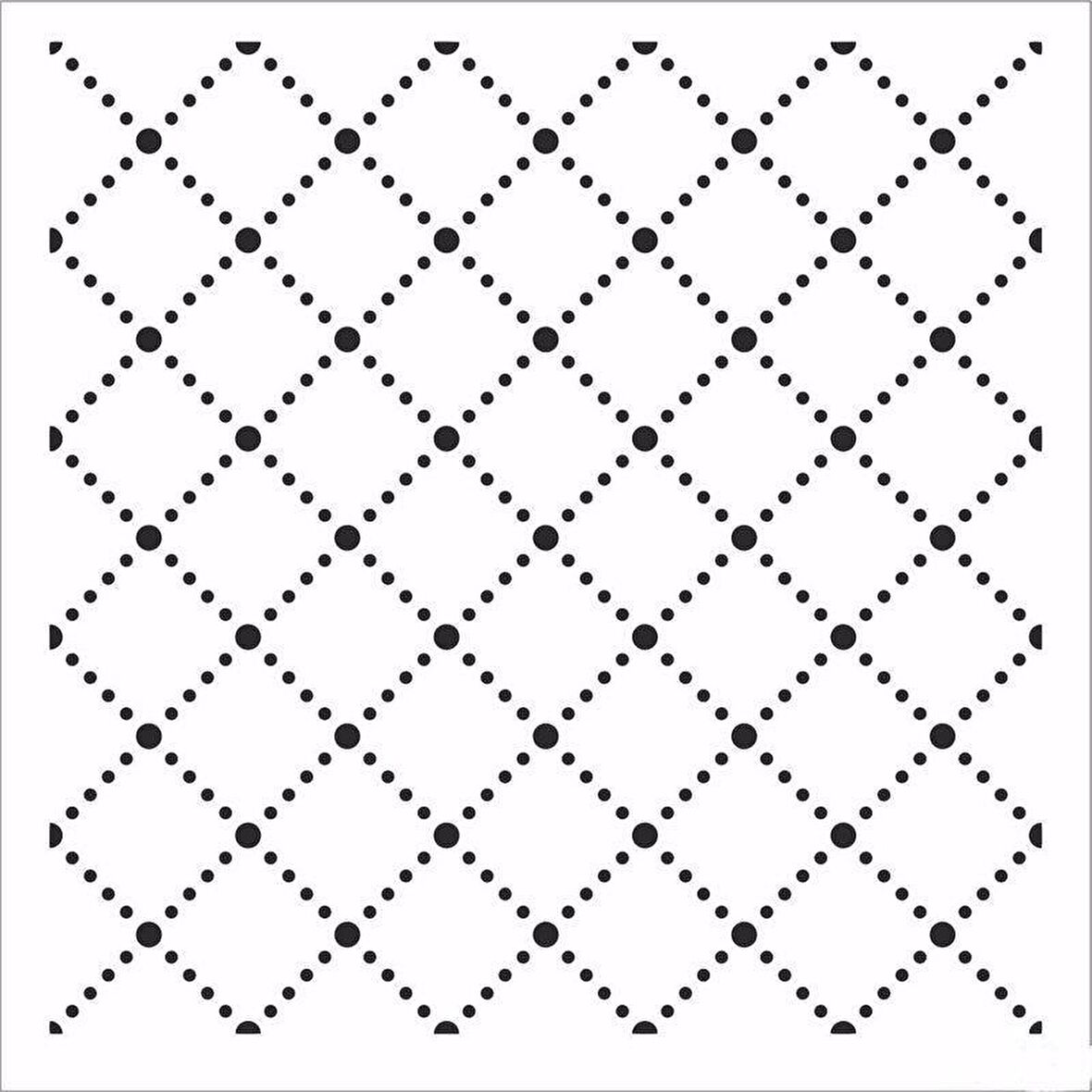 HD158 Home Dekor Stencil 45x45