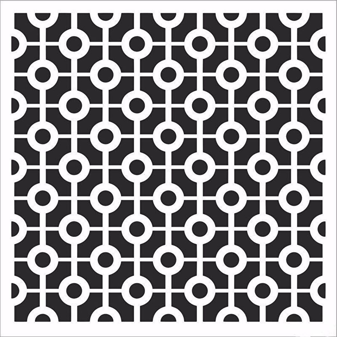 HD159 Home Dekor Stencil 45x45 