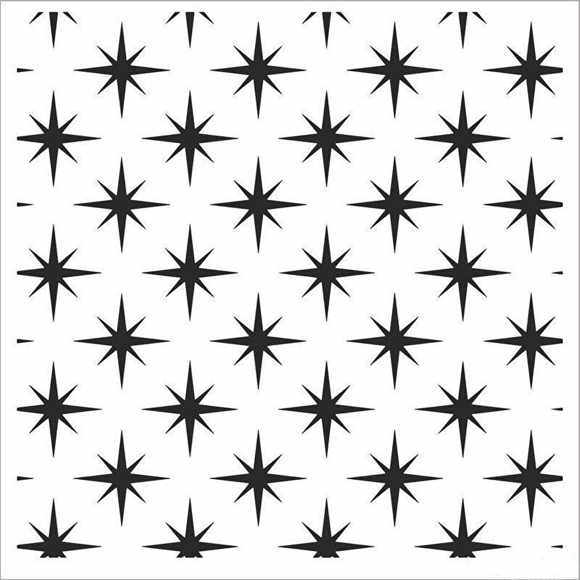 HD167 Home Dekor Stencil 45x45