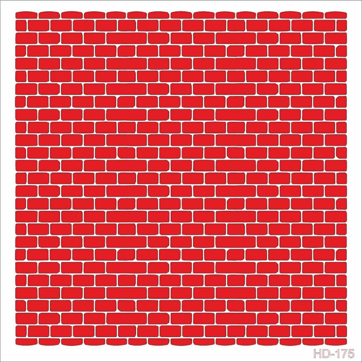 HD175 Taş Duvar Stencil 45x45