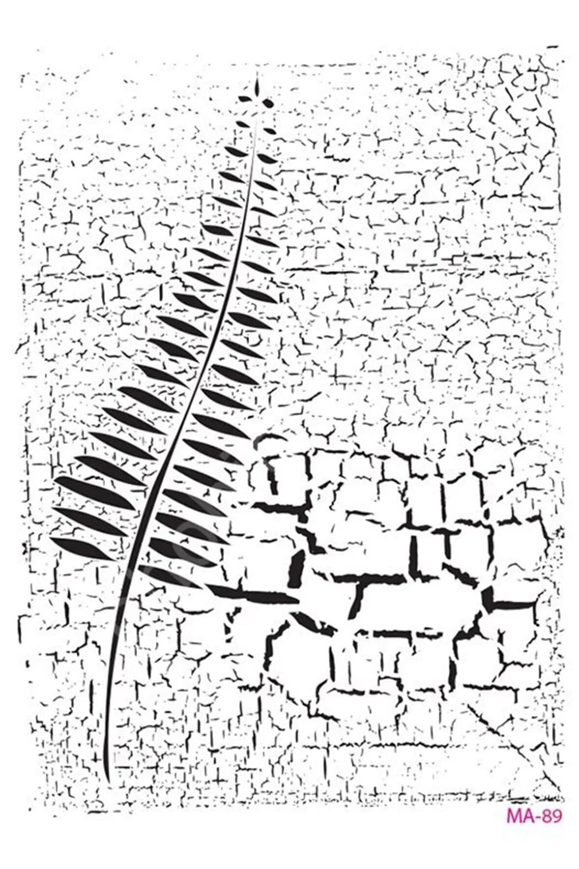 Ma89 Mix Media Stencil