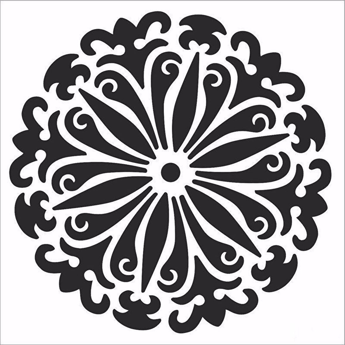 HDM116 Home Dekor Midi Stencil (25X25)