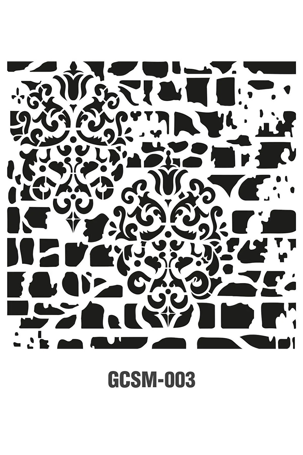 Grunge Stencıl Mini Gcsm-003 25x25