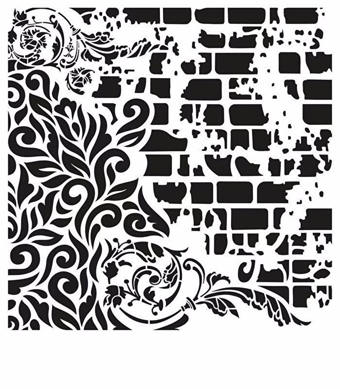 GRUNGE STENCIL MİNİ GCSM-005 25X25