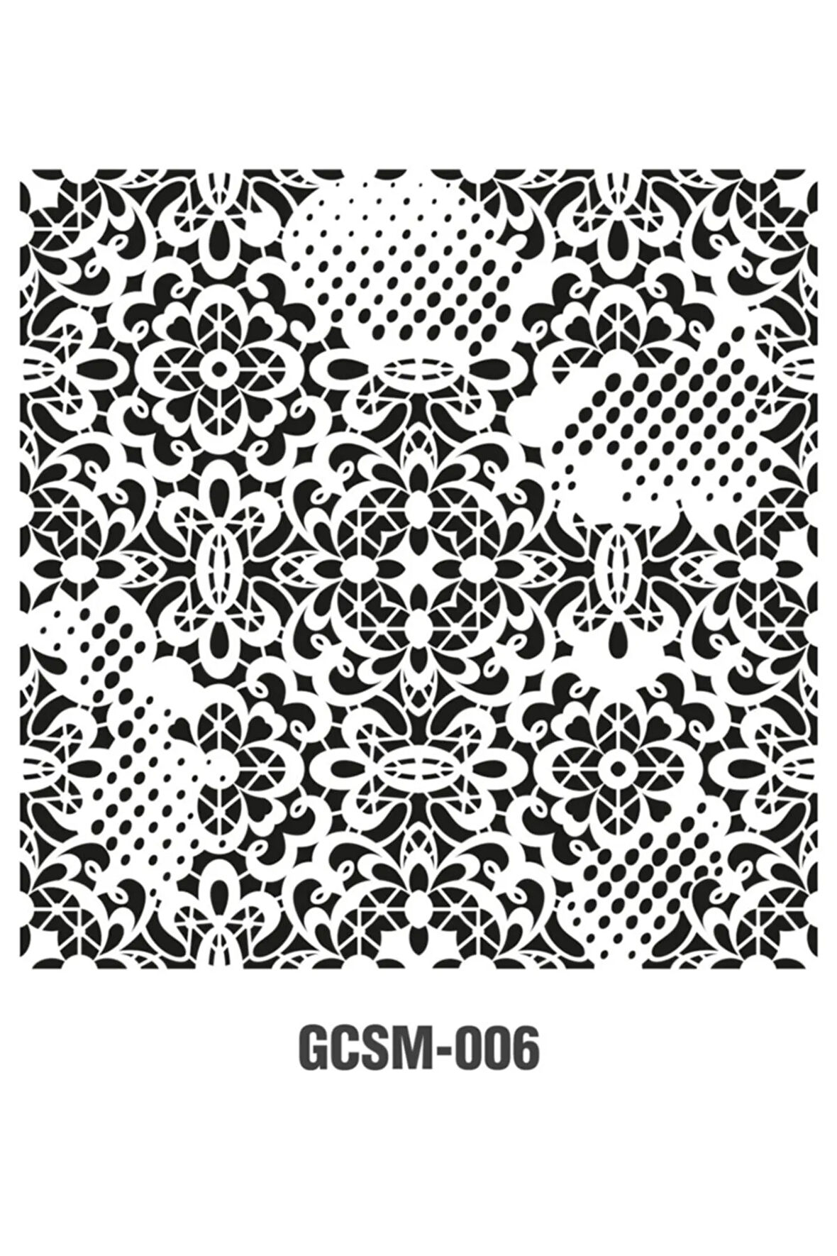 Grunge Stencıl Mini Gcsm-006 25x25