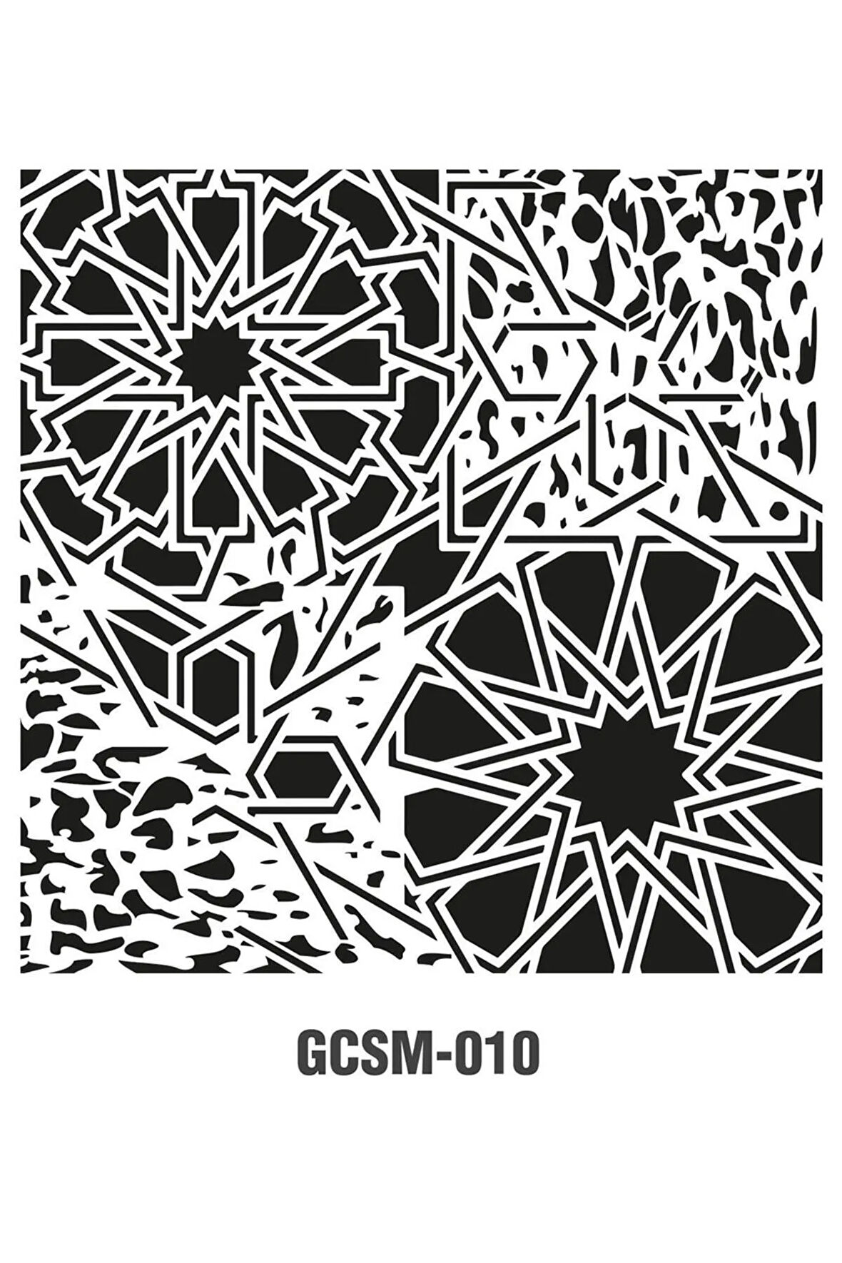 Grunge Stencıl Mini Gcsm-010 25x25