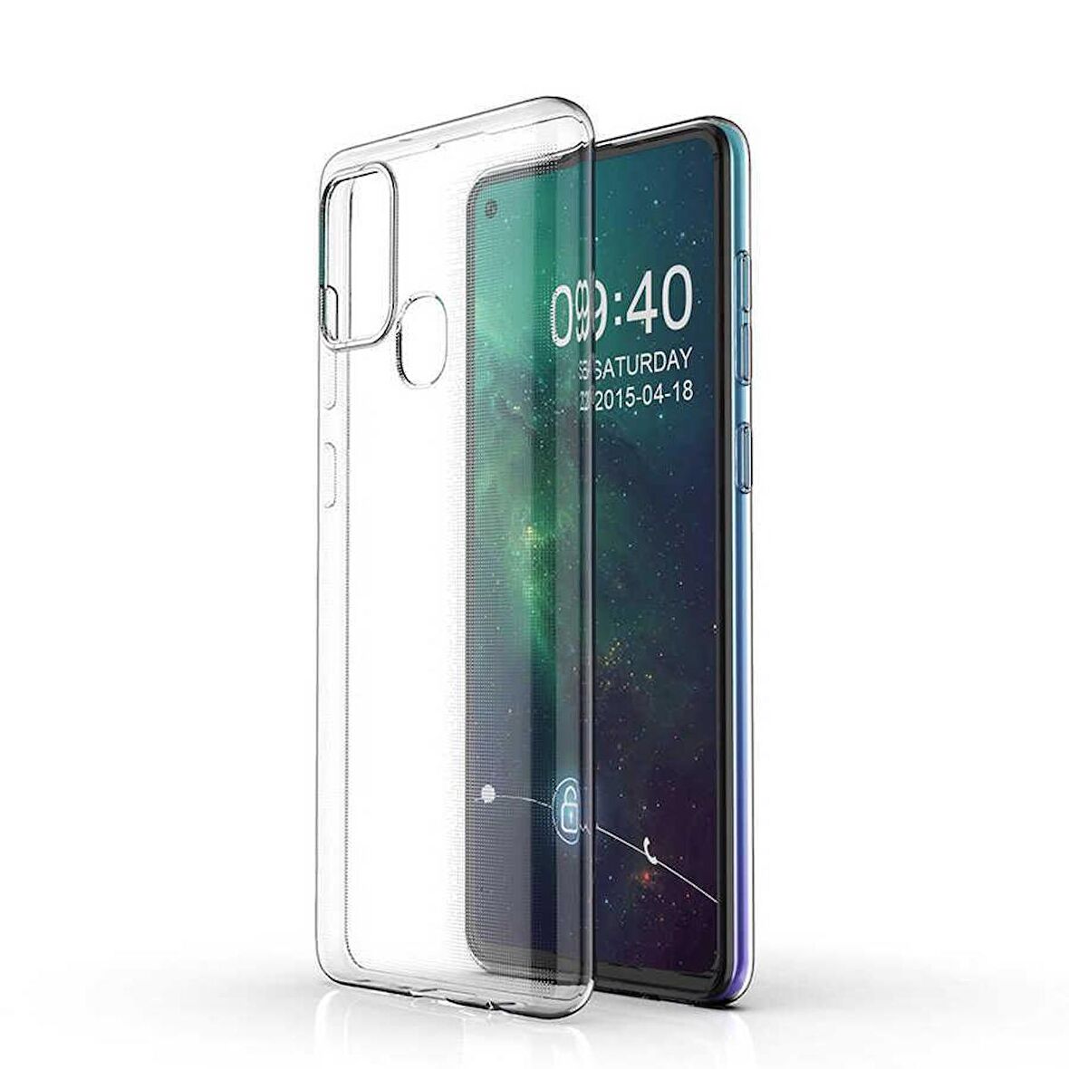 One Plus Nord N10 5G Kılıf Şeffaf İnce ve Esnek Süper Silikon