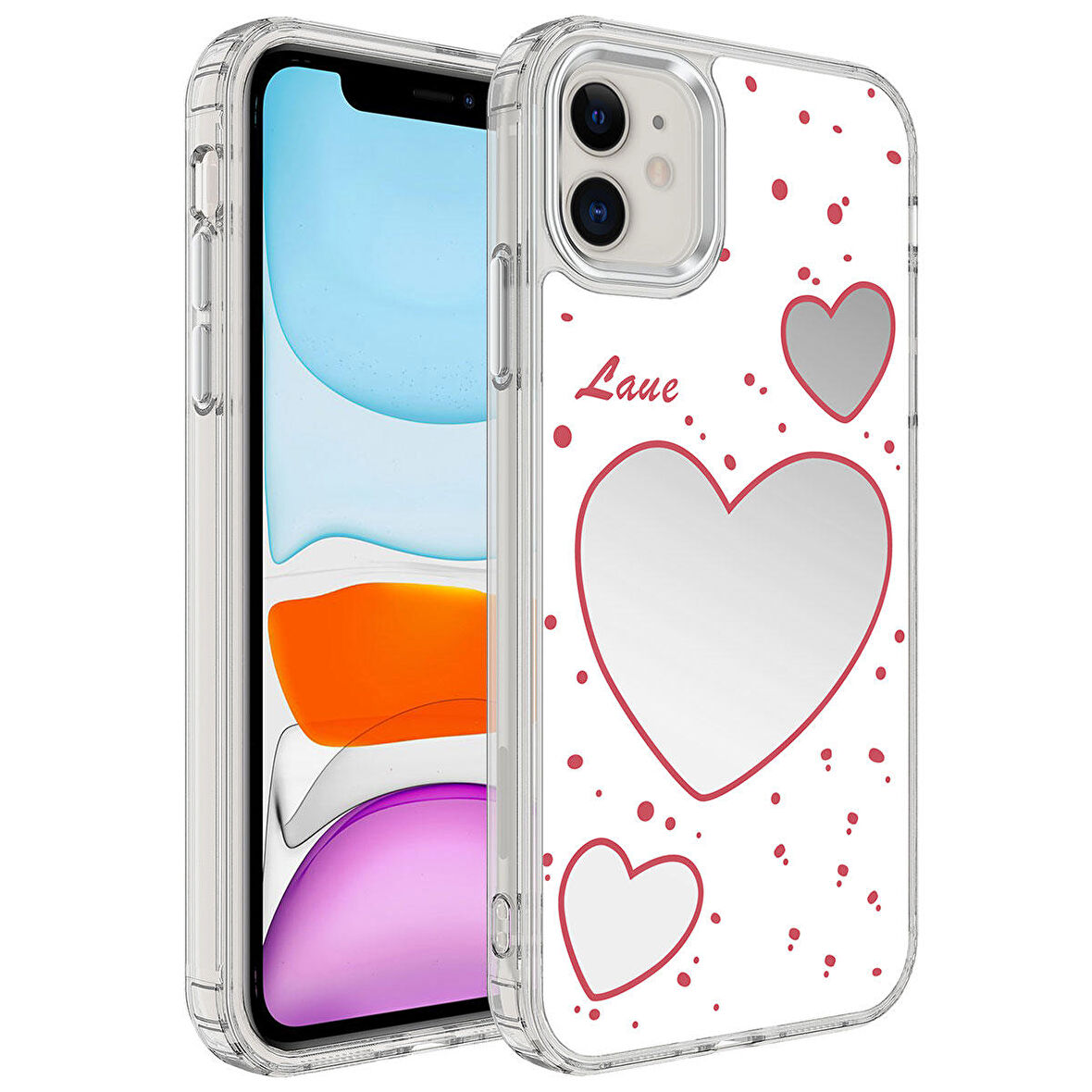 Apple iPhone 12 Kılıf Airbagli Parlak Tasarımlı Zore Mimbo Kılıf