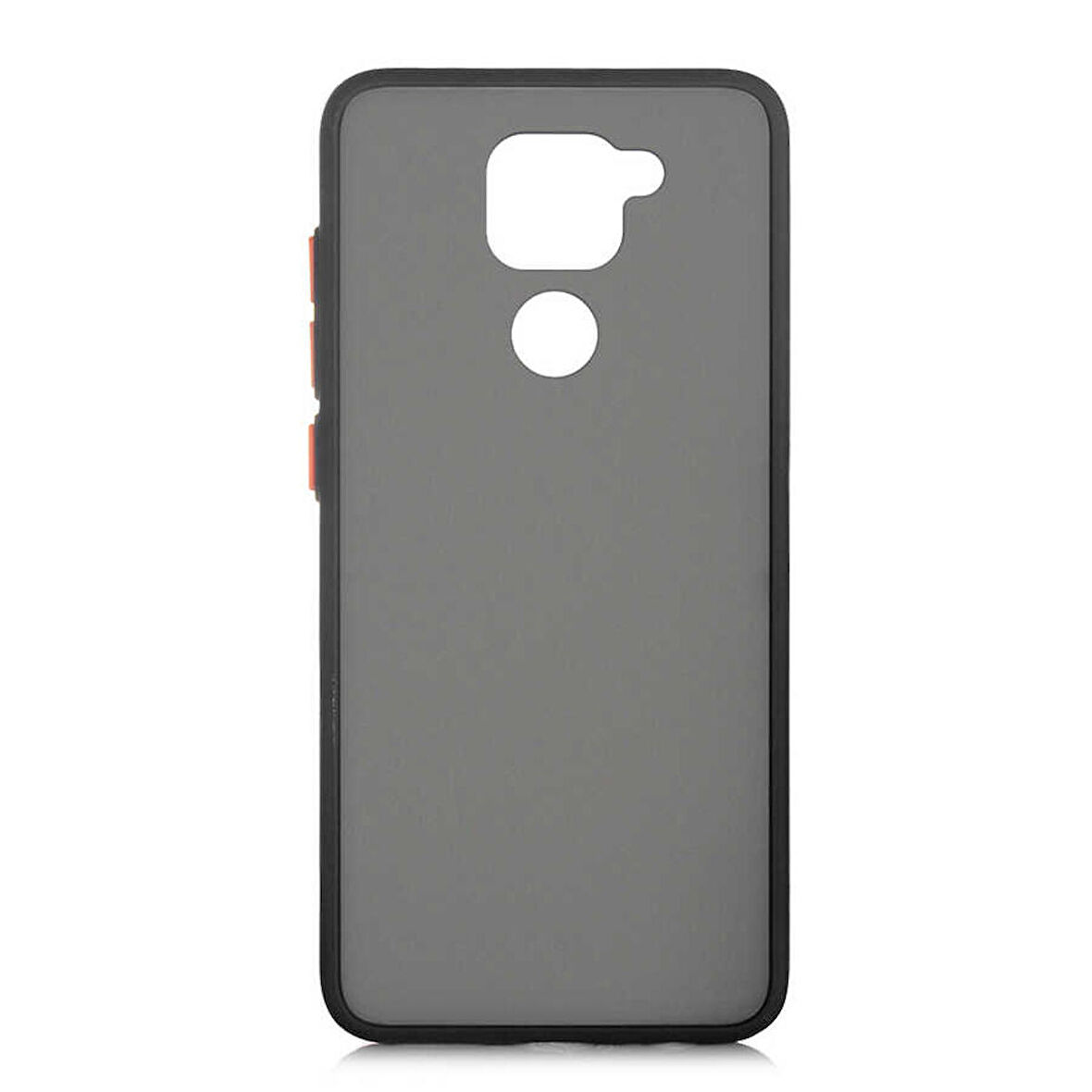 Xiaomi Redmi Note 9 Kılıf Zore Fri Mat Yüzey Renkli Kenar Kılıf