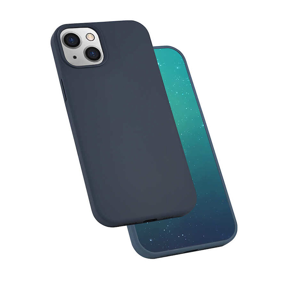 Apple iPhone 13 Mini Kılıf Zore Silk Kadife İç Yüzey Kılıf