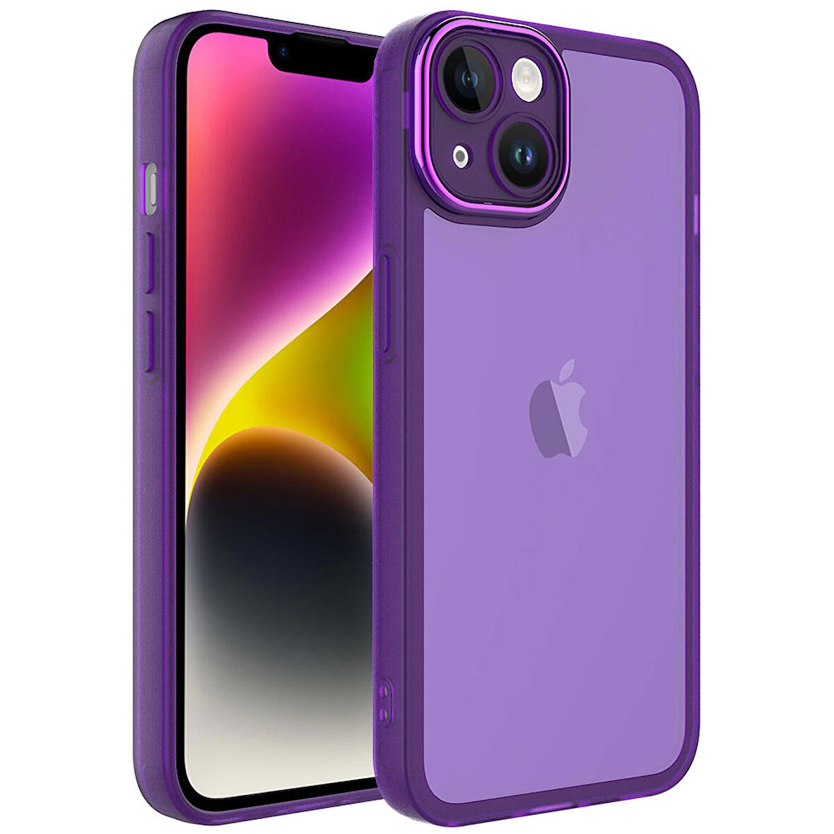 Apple iPhone 14 Plus Kılıf Kamera Korumalı Transparan Zore Post Kılıf