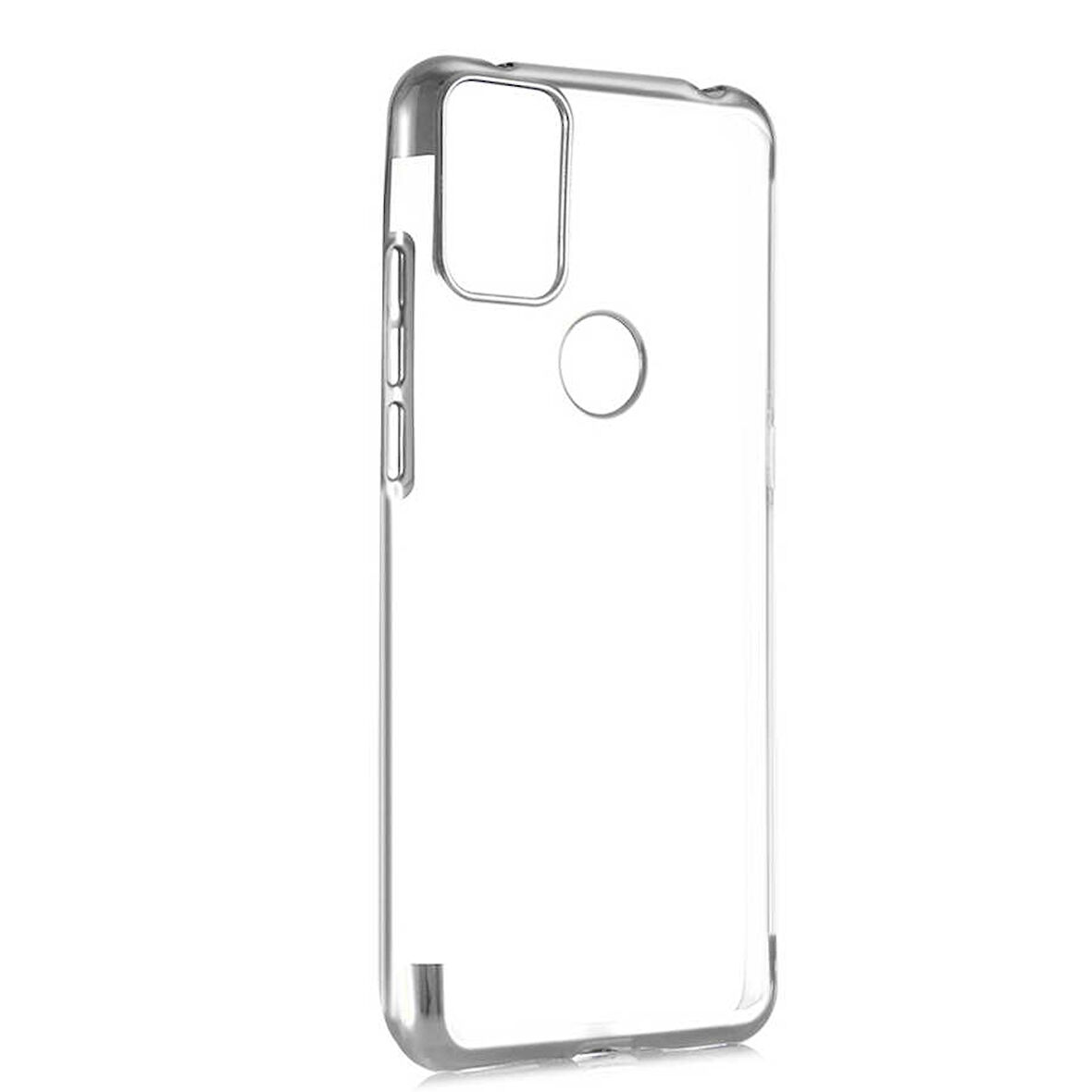 Alcatel 3X 2020 Kılıf Zore Dört Köşeli Lazer Silikon Kılıf