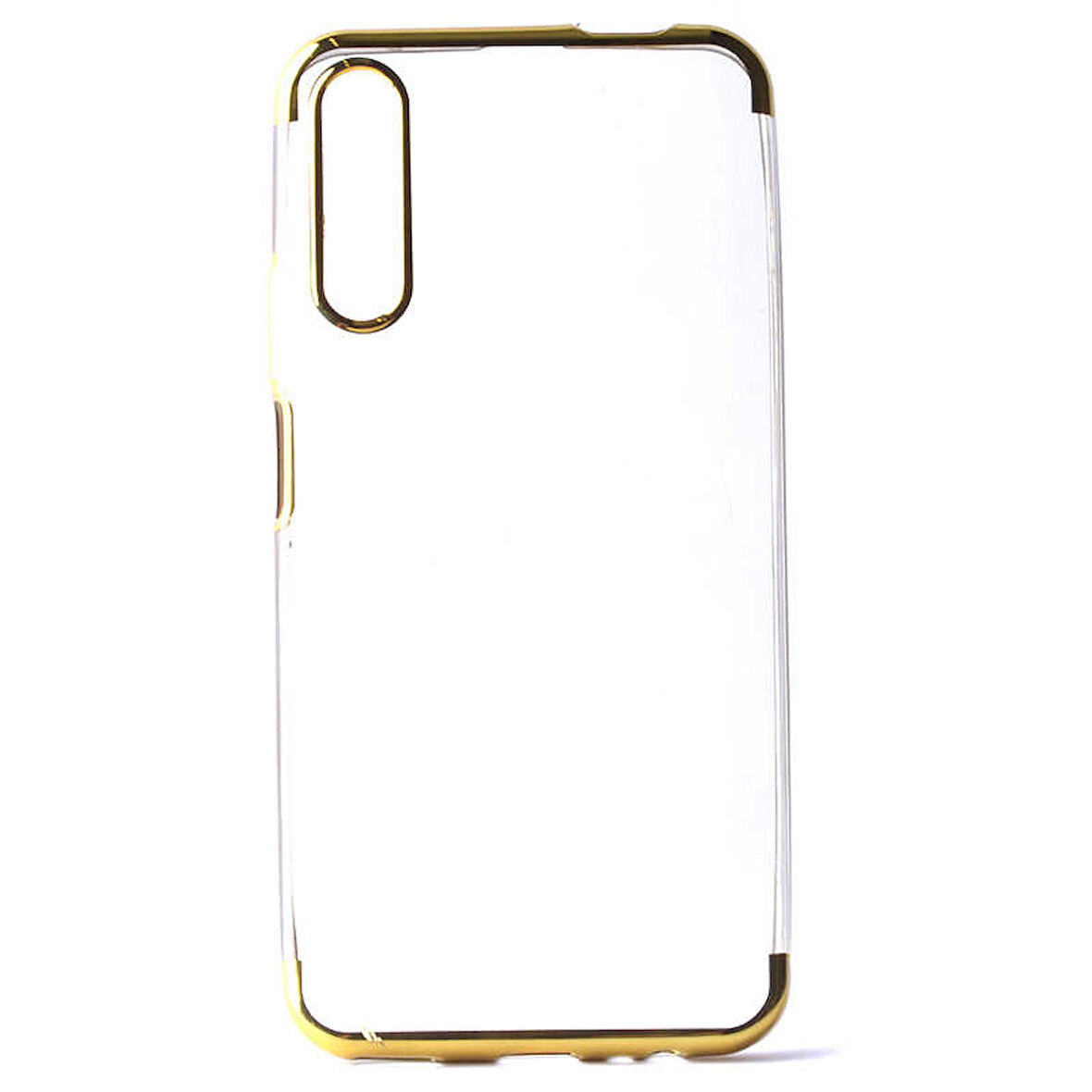 Huawei P Smart Pro 2019 Kılıf Dört Köşeli Lazer Silikon Kılıf