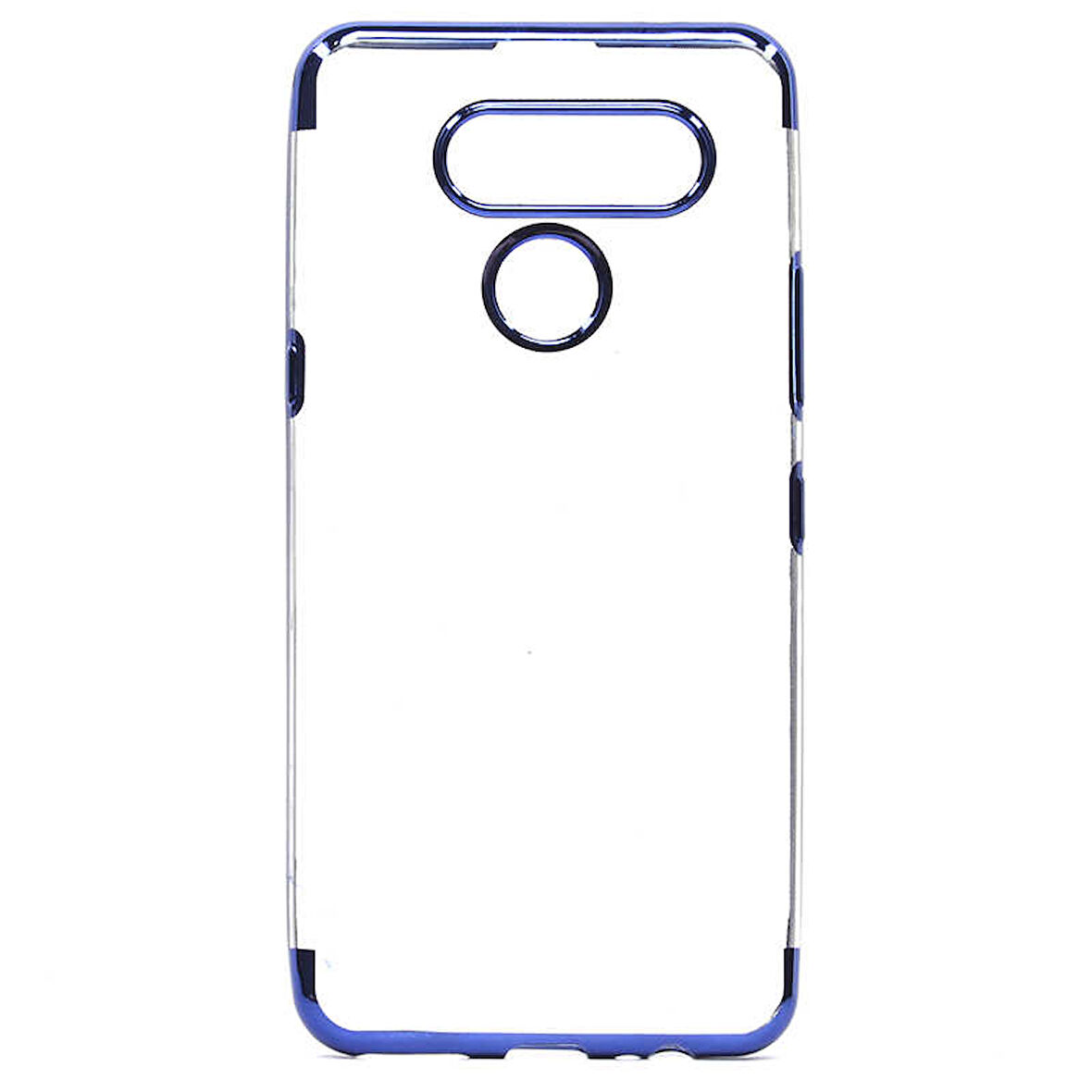 LG K50S Kılıf Zore Dört Köşeli Lazer Silikon Kılıf