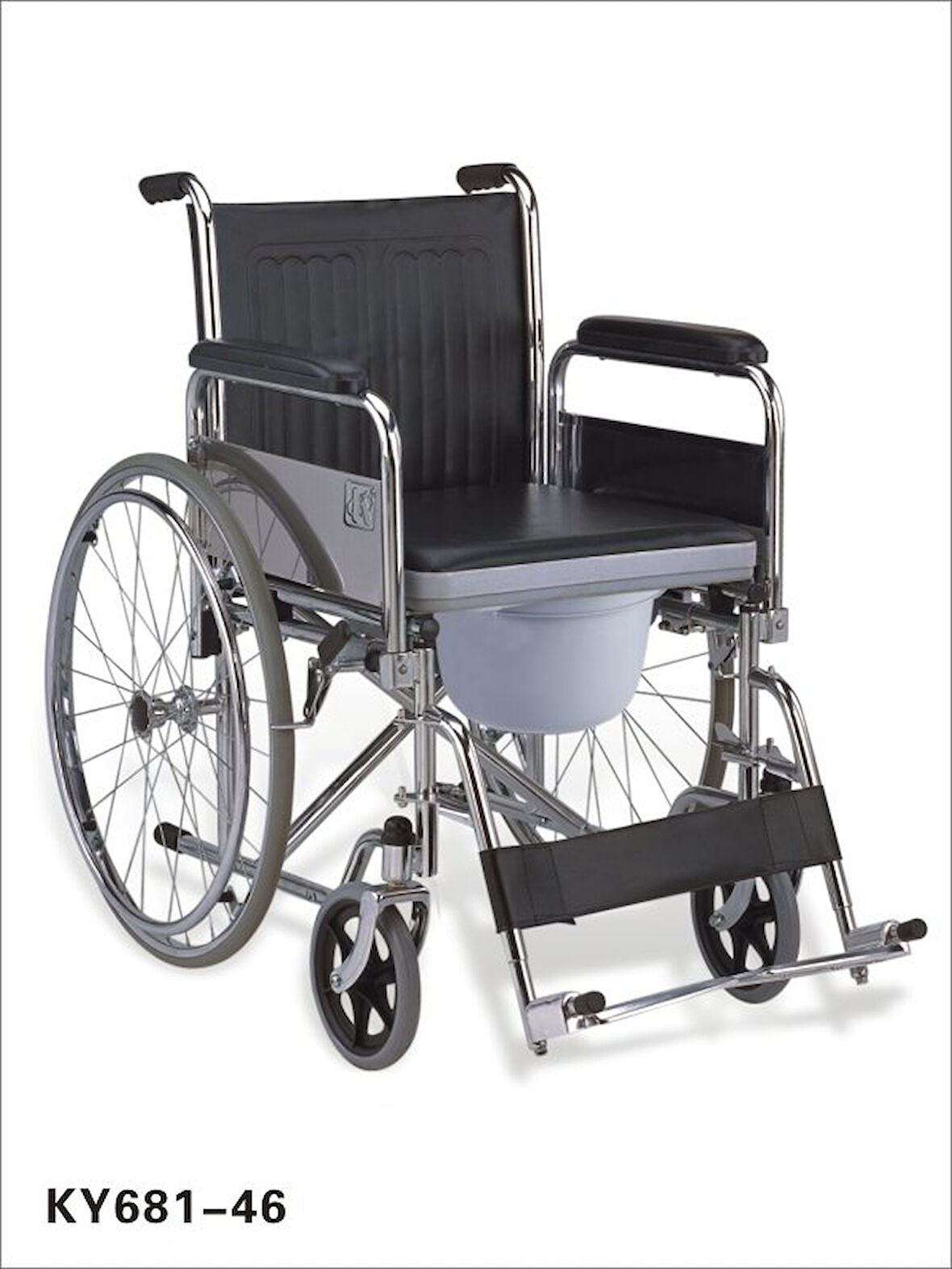 Medikaltec Pulsemed Klozetli Tekerlekli Sandalye KY681-46