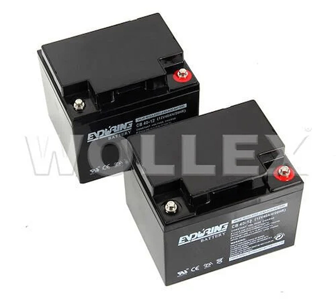 Medikaltec 12V 40Ah Deep Cycle Akü 2 adet