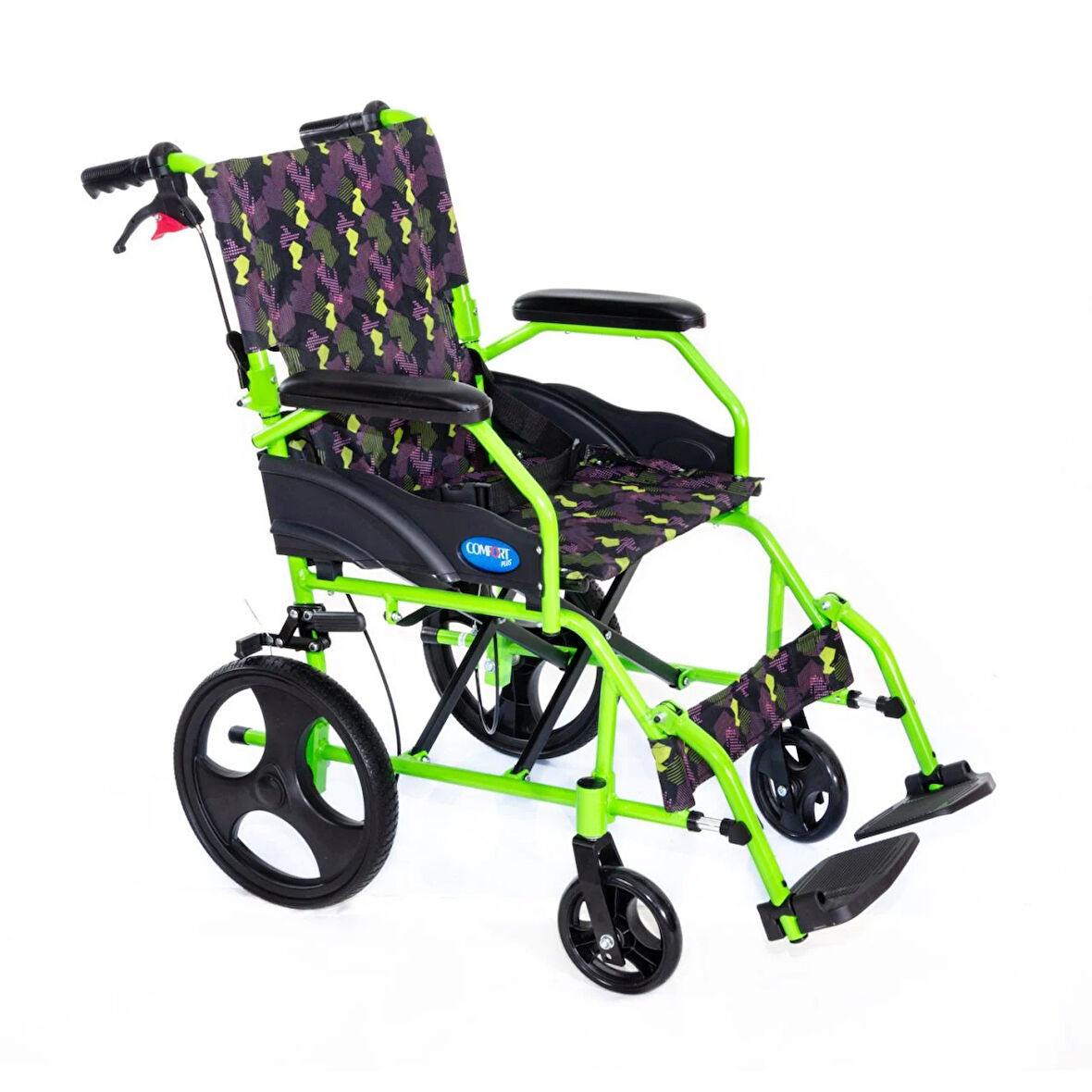 Medikaltec  KY863-12 Green Alüminyum Tekerlekli Sandalye