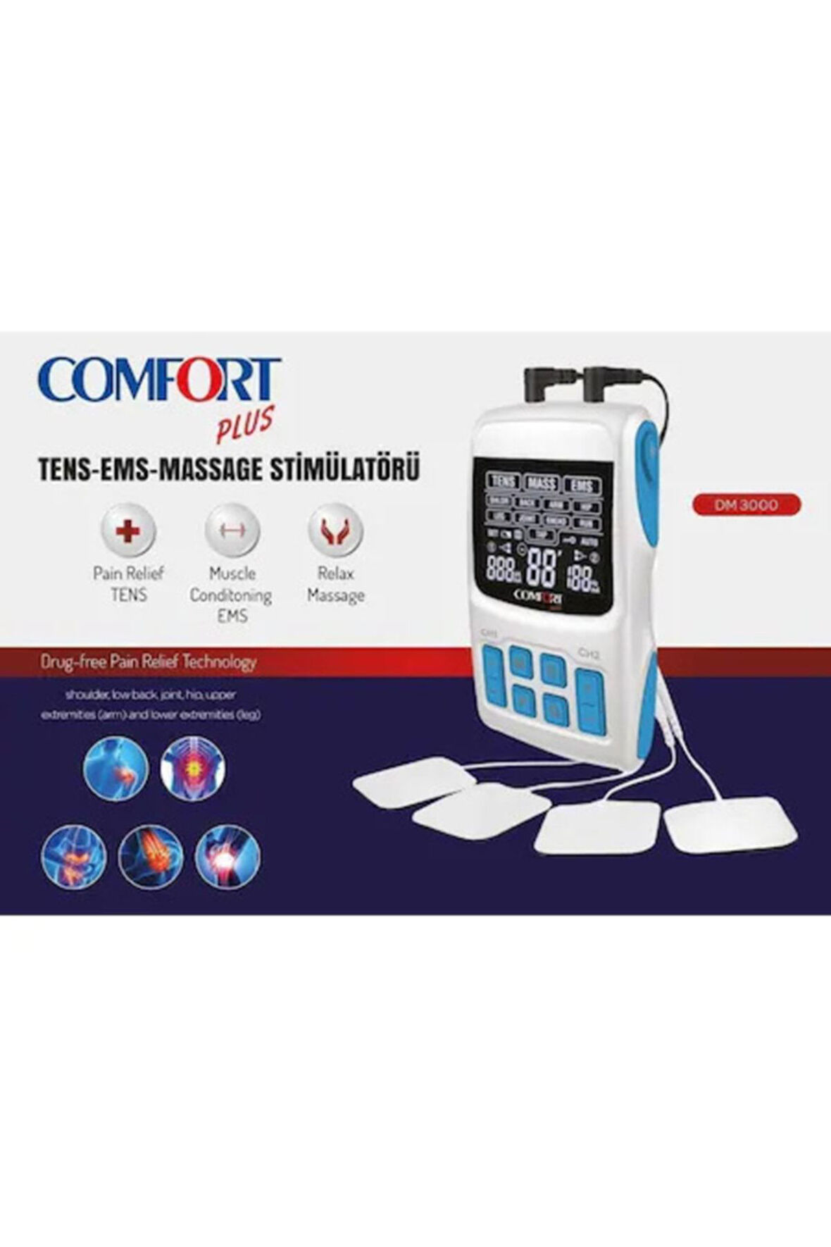 Medikaltec Comfort Dm 3000 Dijital Masaj/ems/tens Cihazı Aleti