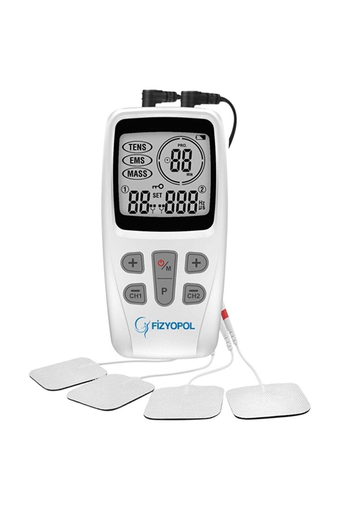 Medikaltec Fizyopol 2 Kanallı 3 Özellikli Dijital Tens Ems Masaj Cihazı Rc-4d