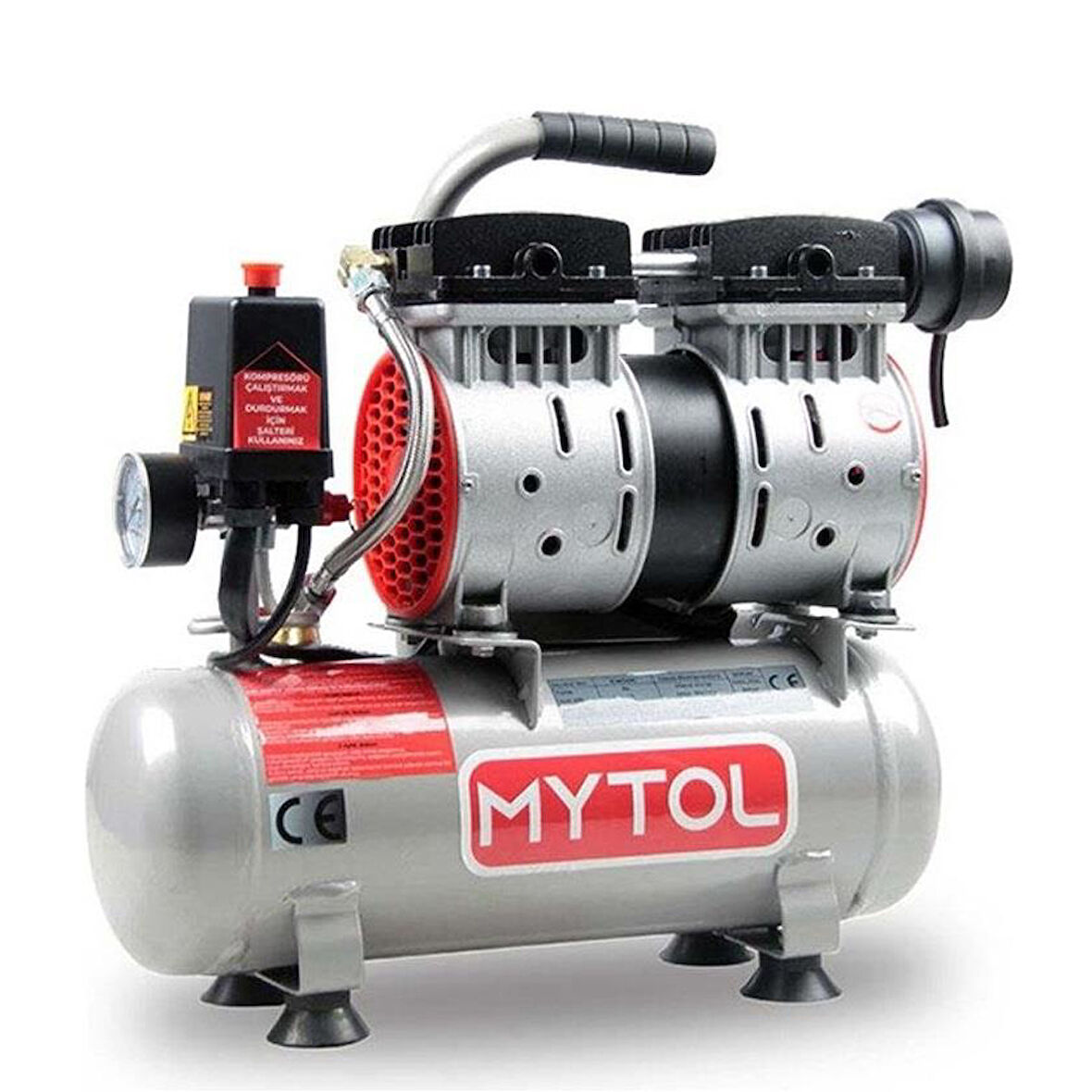Mytol EWS06 Sessiz Yağsız Hava Kompresörü 6 Lt.