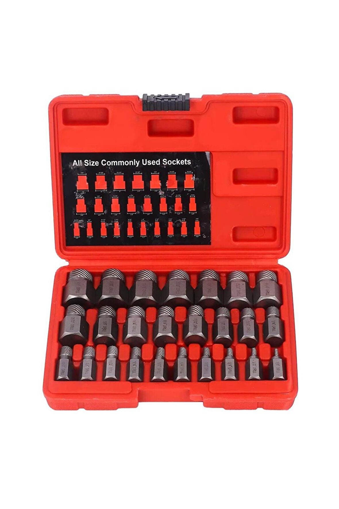  Hasarlı Kırık Civata Vida Saplama Çıkarıcı 25 Parça