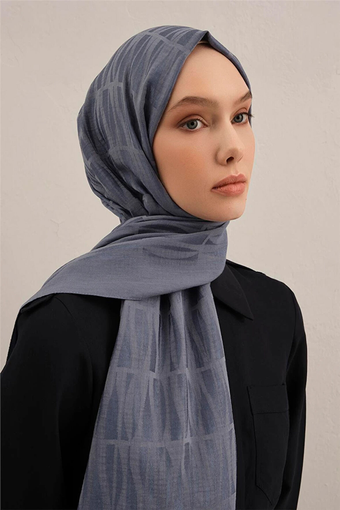 Lyocell Naia Çubuk Desen Şal 3