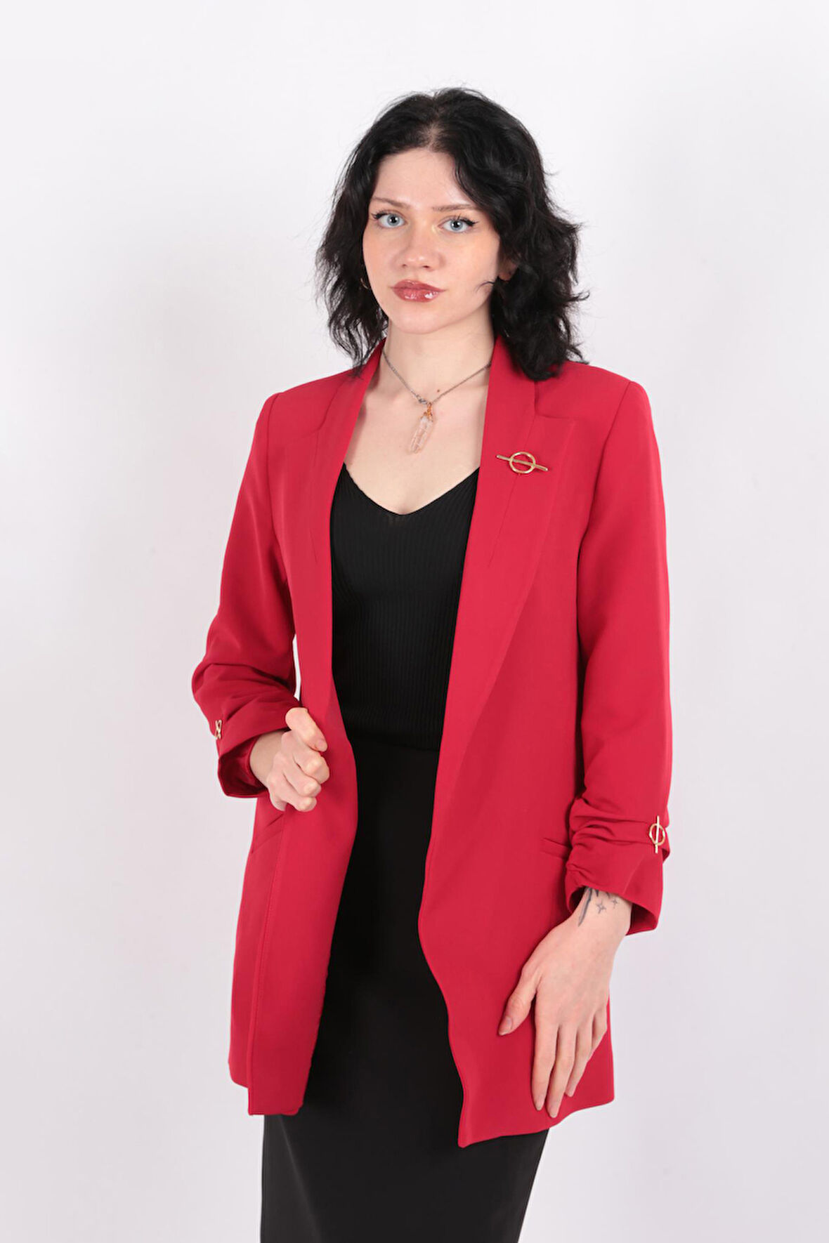 Ayhan 90503 Kadın Blazer Ceket