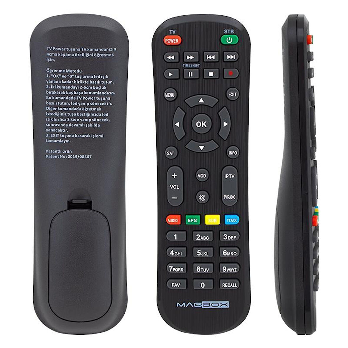 Ayt Magbox President HD Uydu Alıcı Kumandası Uzaktan Kumanda