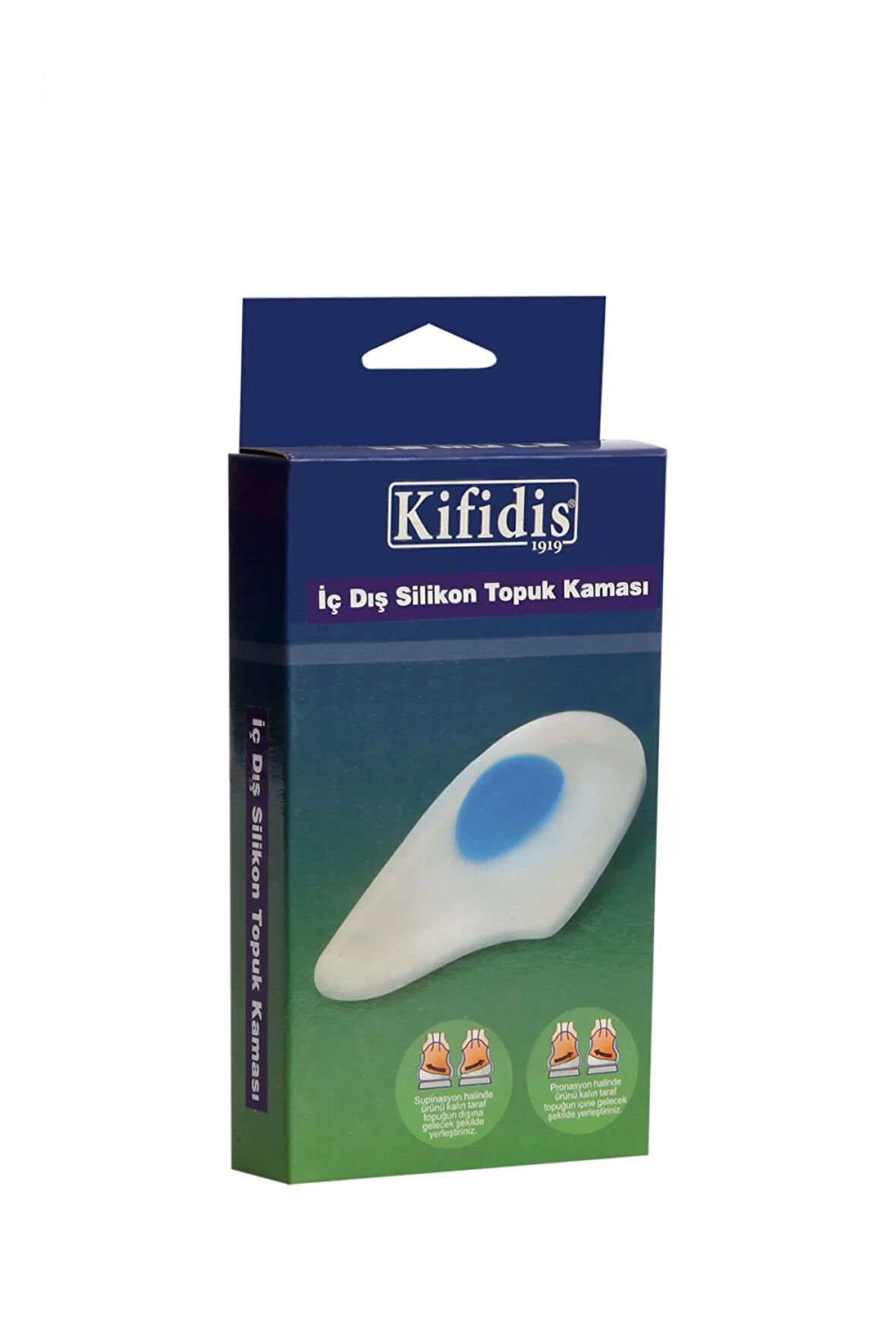 Medikaltec Kifidis İç-Dış Silikon Topuk Kaması SMALL