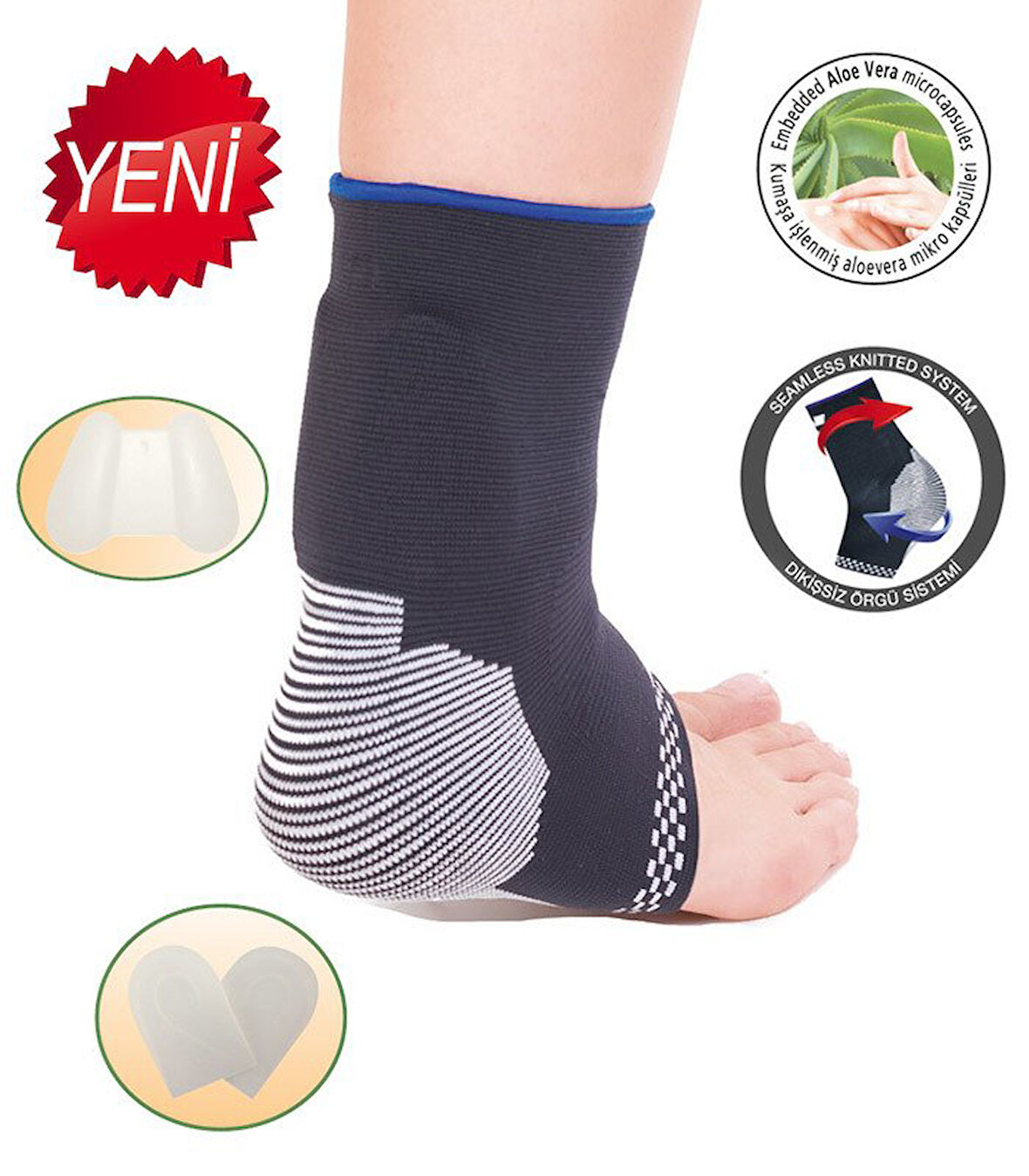 Medikaltec Örme Ayak Bilekliği MEDİUM