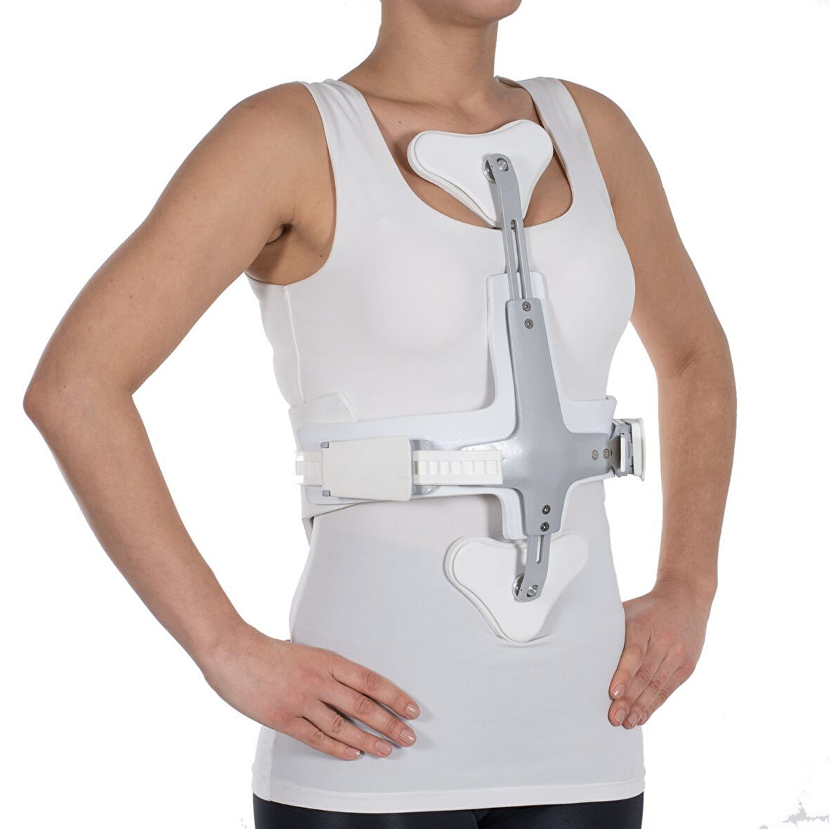 Medikalcim Hiperekstansiyon Korse 3 Nokta Jeweet Korse Gövde Yüksekliği 50--60 cm MEDİUM