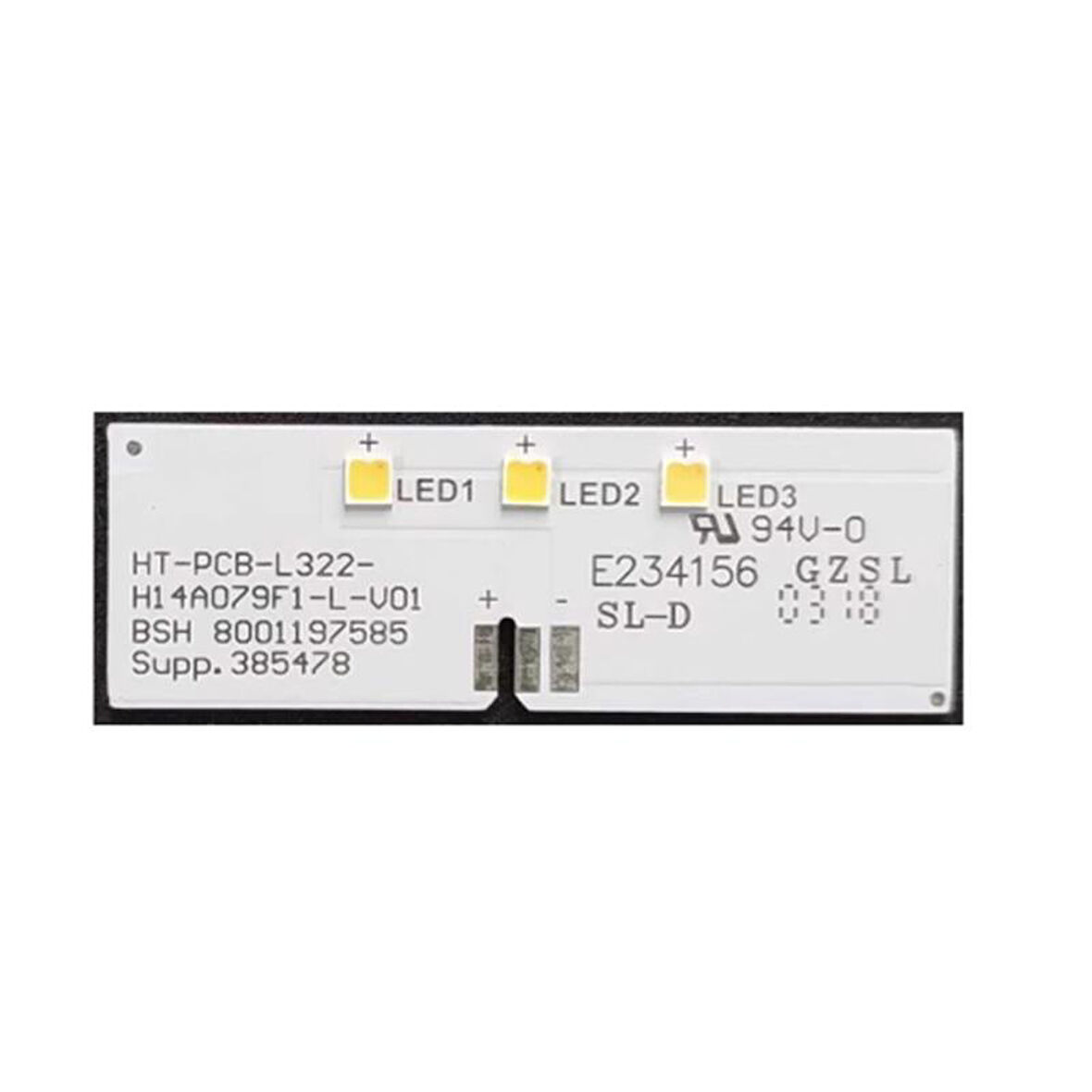 Ayt Buzdolabı İç Aydınlatma Ledi 54x18 Mm Buzdolabı Lambası LD79 HT-PCB-L322-H14A079B-L-V01 3 Çipli