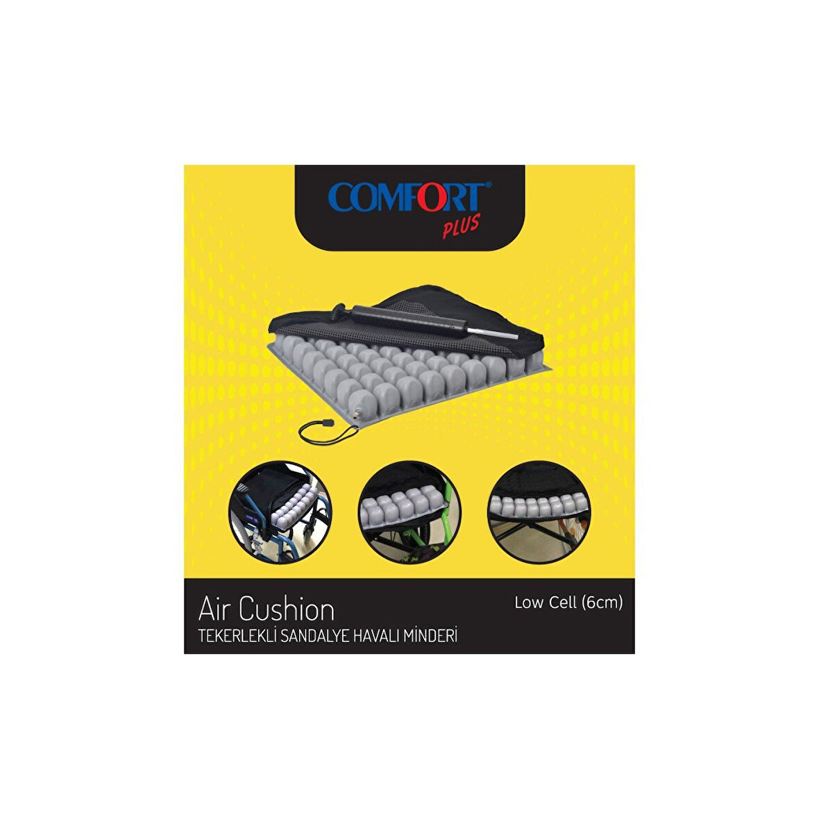 Medikaltec  DM-840 Havalı Oturma Minderi 40x40x8